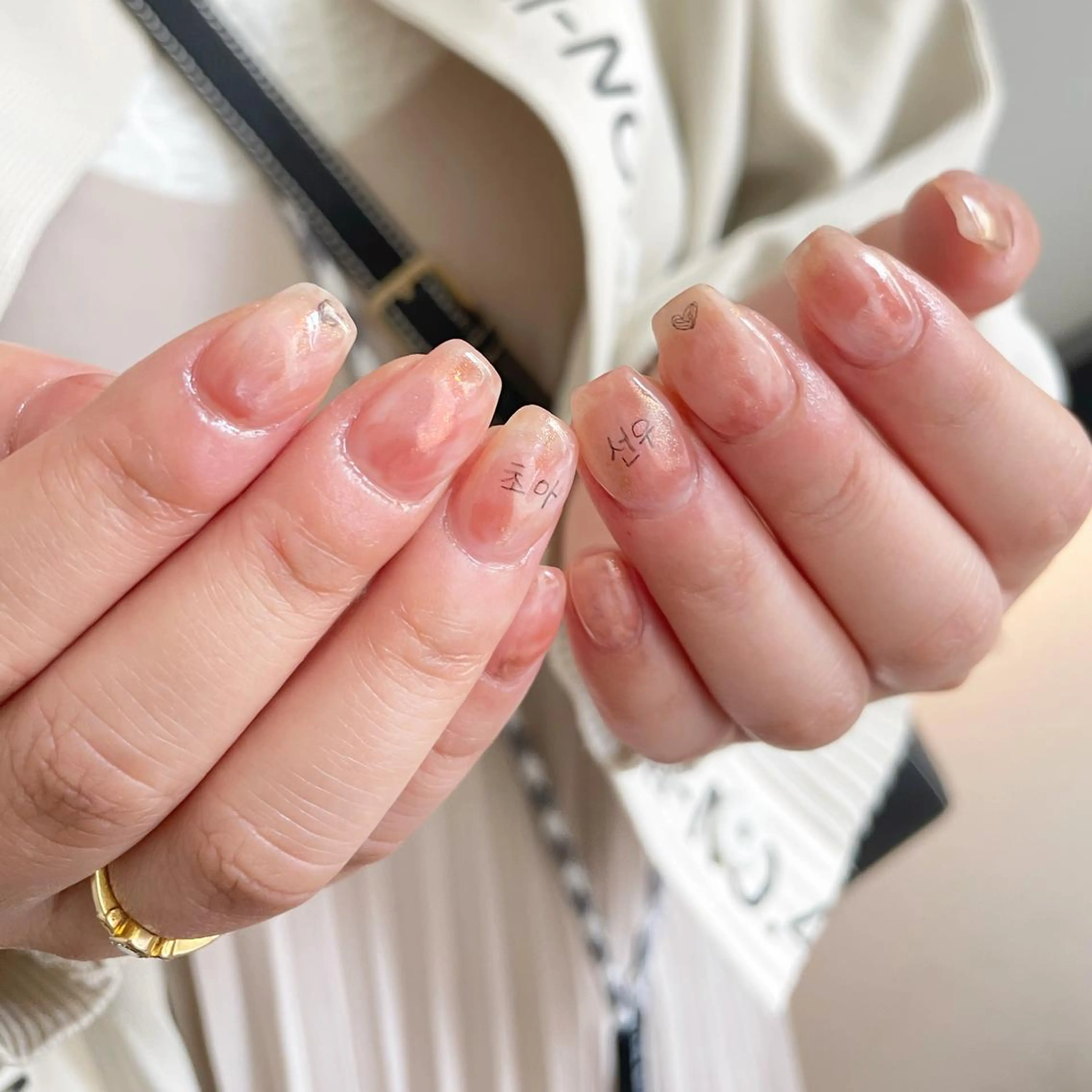 ネイル 【淡色color/ nail】maikoのネイルデザイン