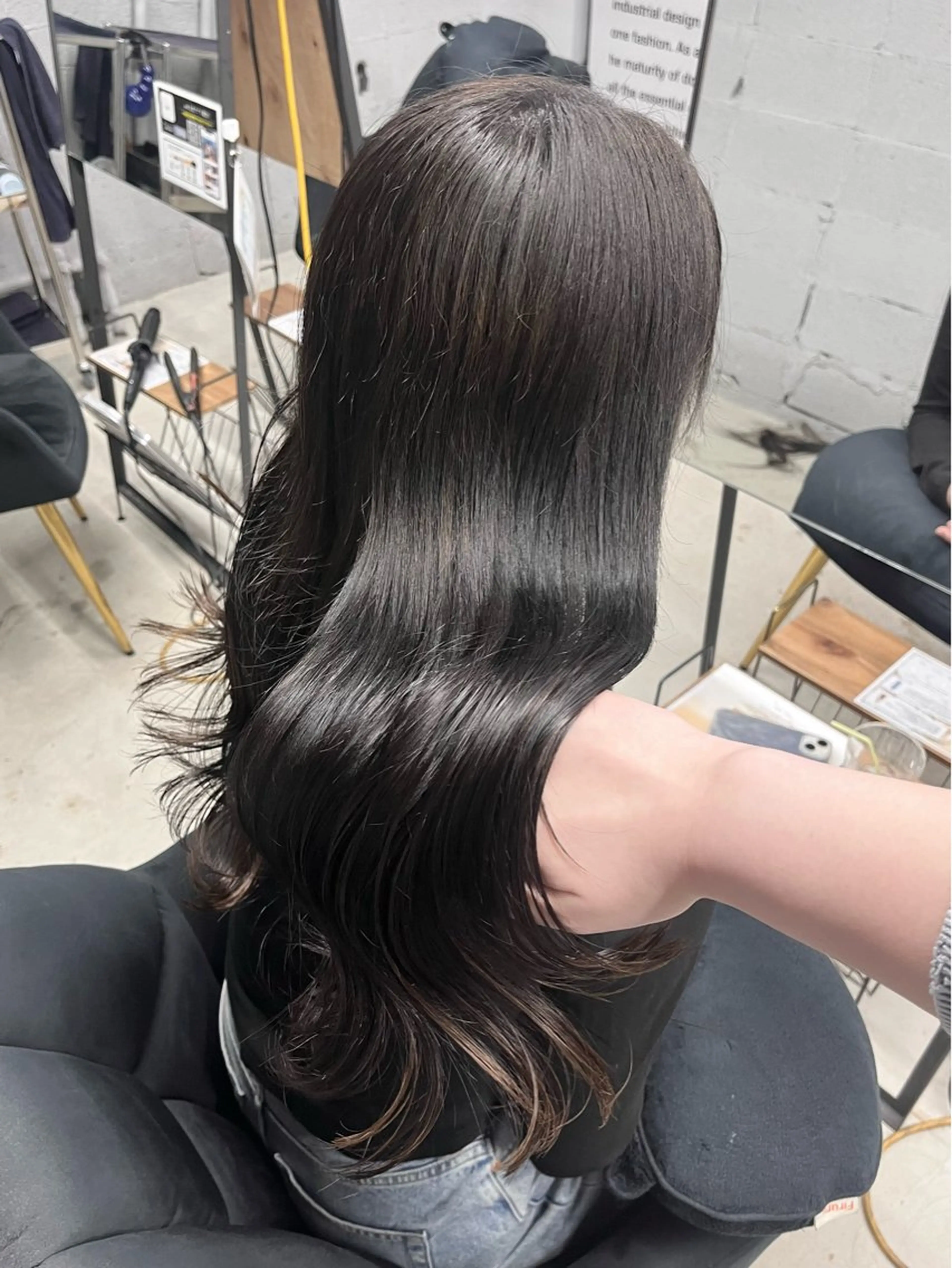 ロング ヘアカラー トリートメント col sapporo所属・あざと可愛い💓 盛れる顔まわり/uiのヘアスタイル