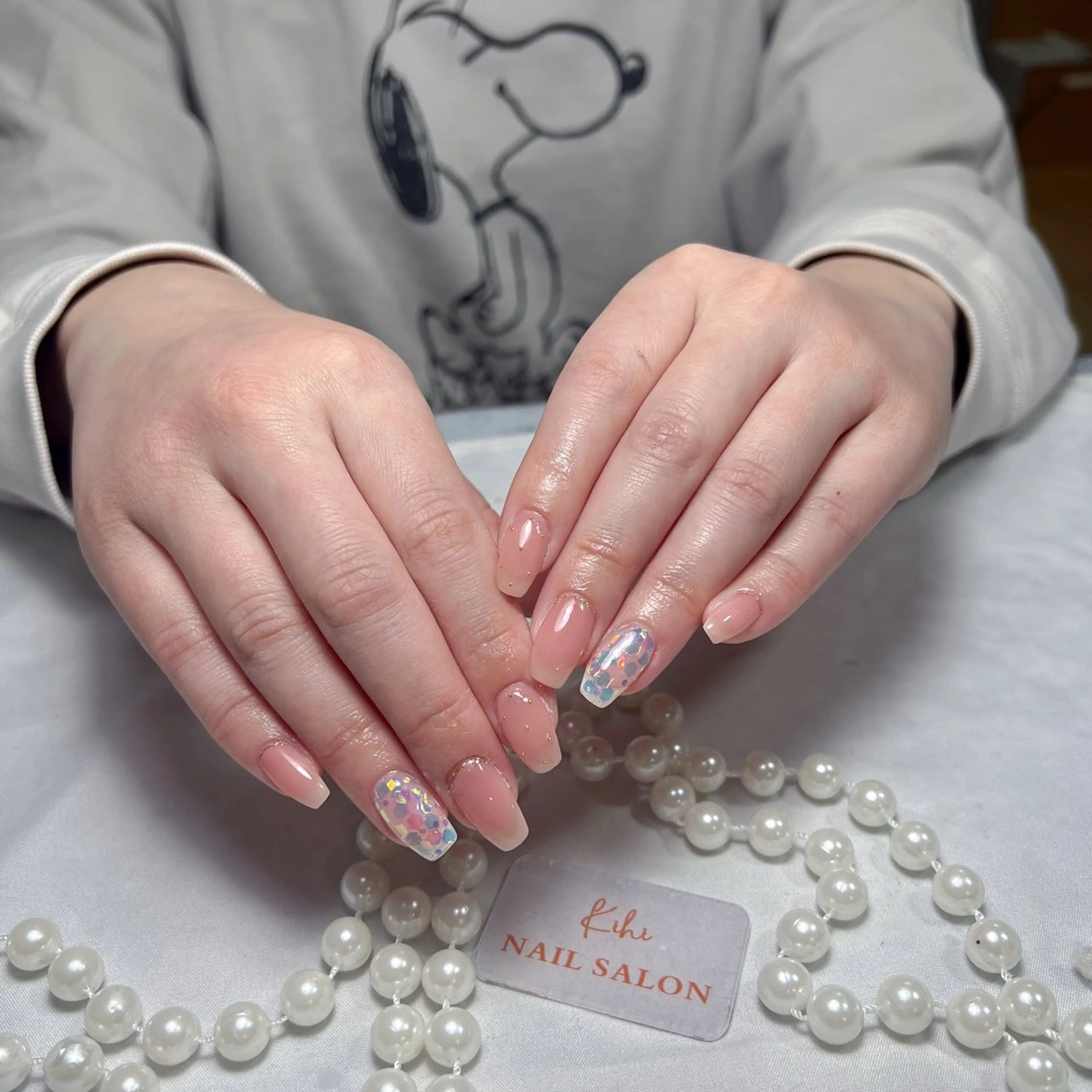 ネイル アートネイル フレンチネイル ジェルネイル グラデーション 韓国ネイル 村中 ハナのネイルデザイン