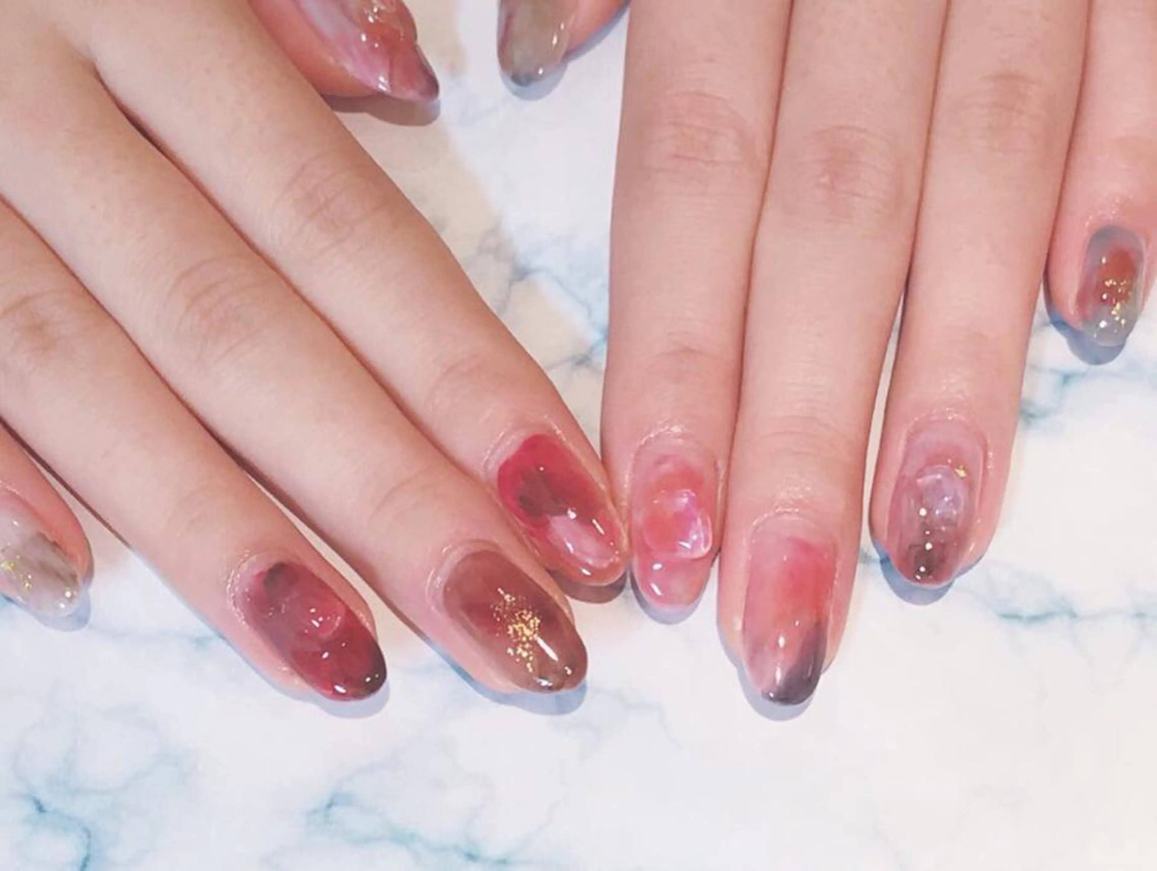 ネイル ハンドネイル LUKE所属・もとまつ さちこのネイルデザイン