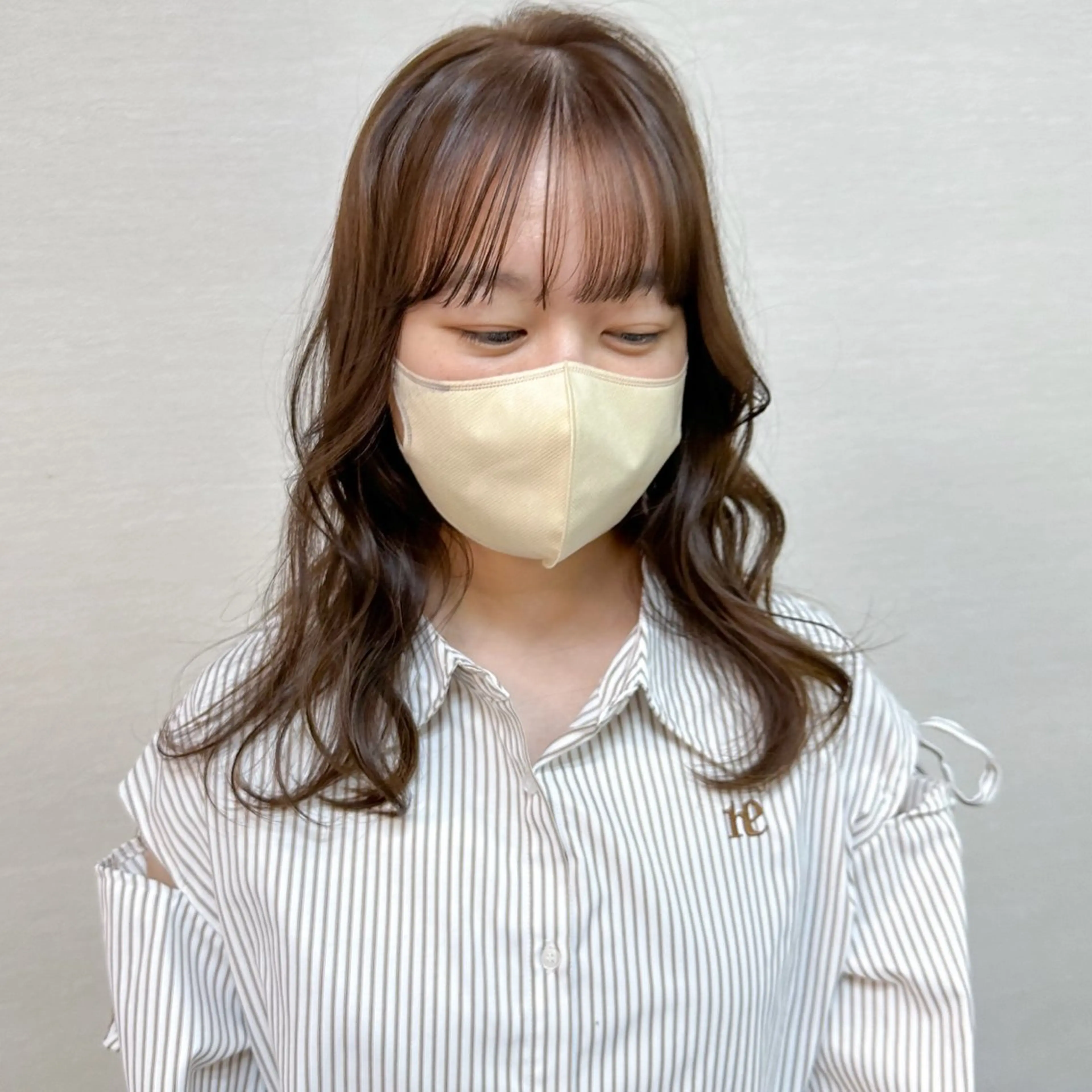 セミロング カラー ヘアカラー トリートメント 高橋 みく/ minim 暖色のヘアスタイル