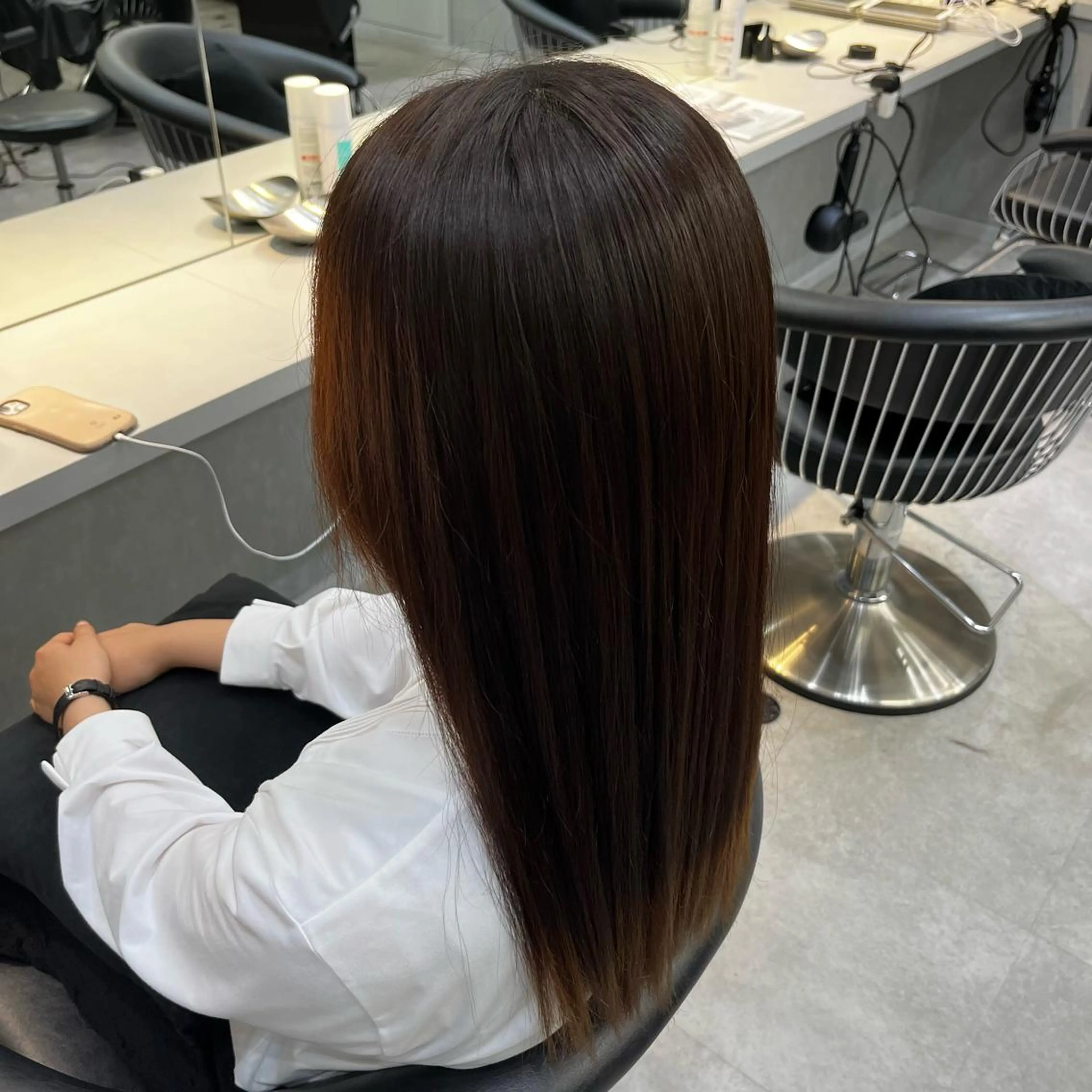 ロング 池袋/似合わせ/縮毛 髪質改善【ugen】のヘアスタイル