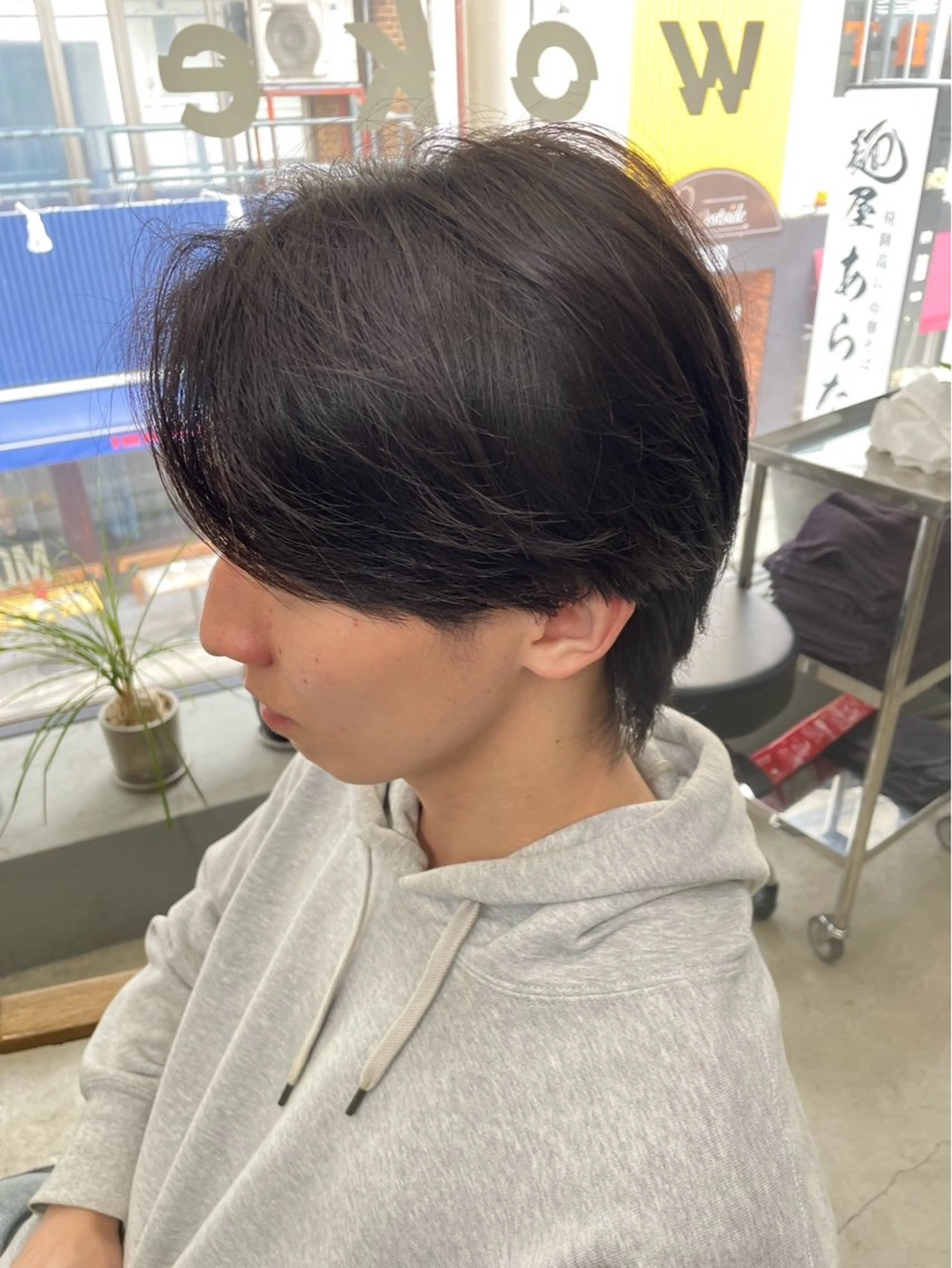 ショート パーマ メンズ カット パーマ メンズ専門サロン wokeのヘアスタイル