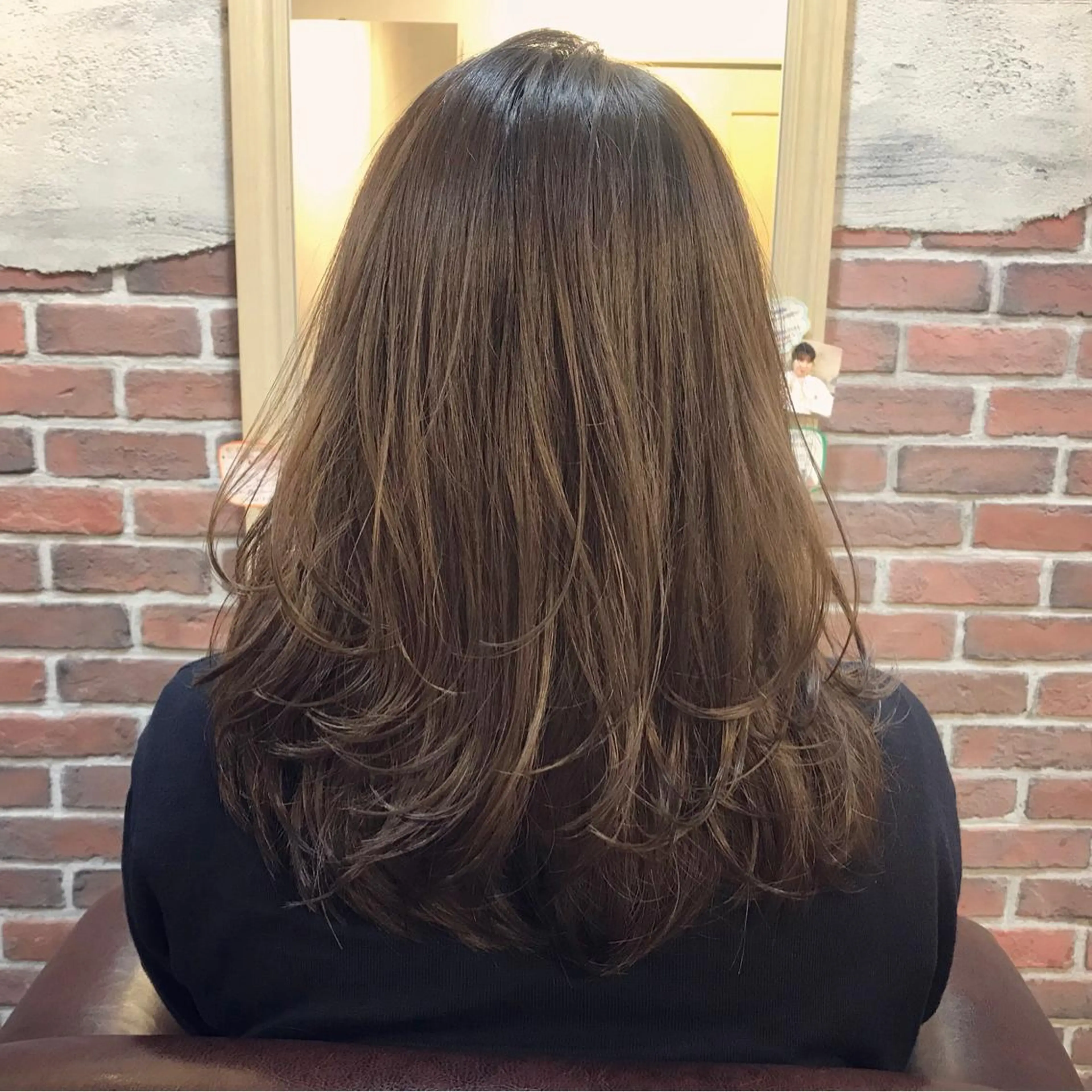 ロング カラー カット ヘアカラー トリートメント tocolaso 柏所属・レイヤーカット/ 根本瑠実のヘアスタイル