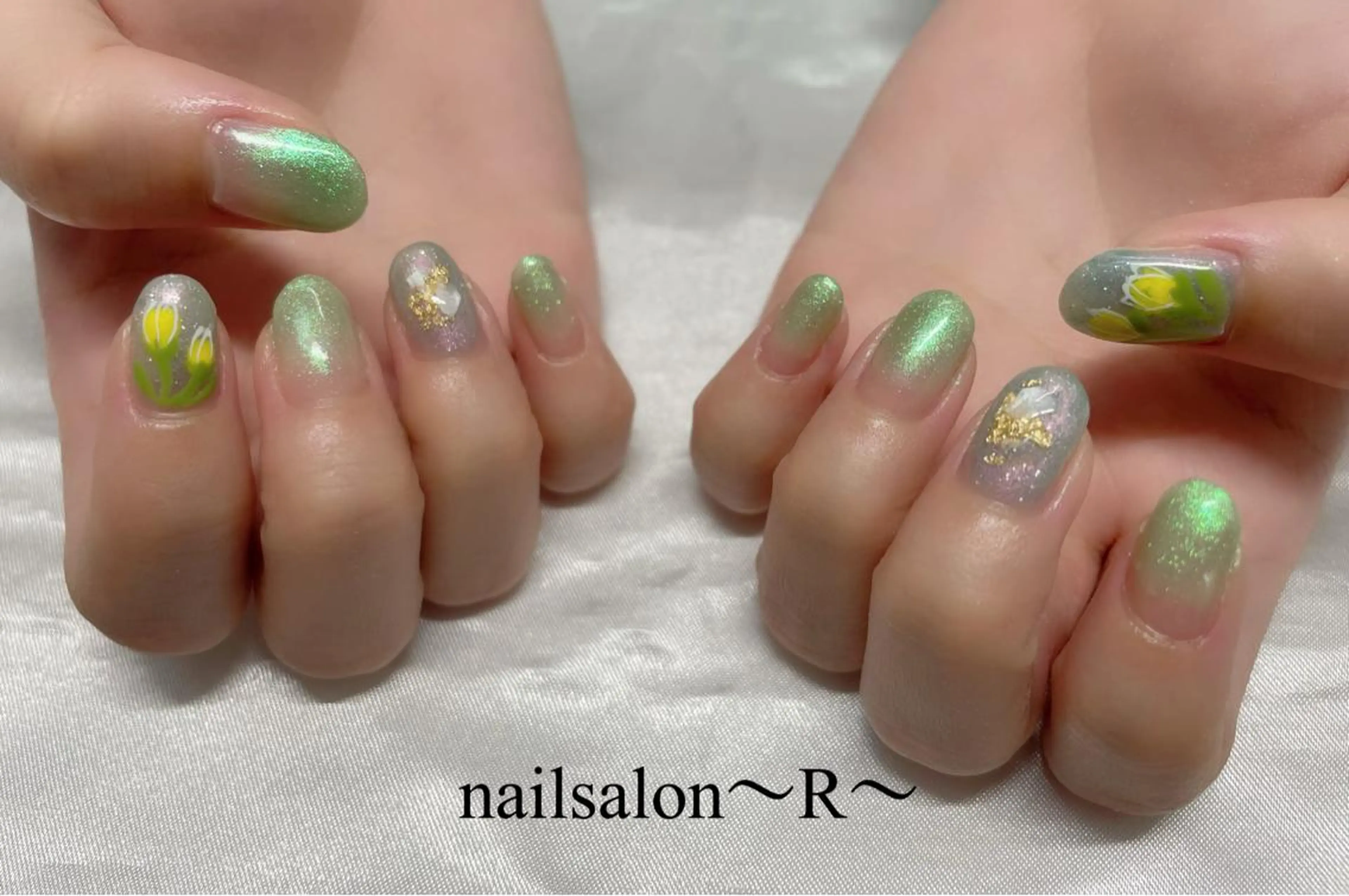 ネイル ハンドネイル 〜 R〜 プライベートサロンのネイルデザイン