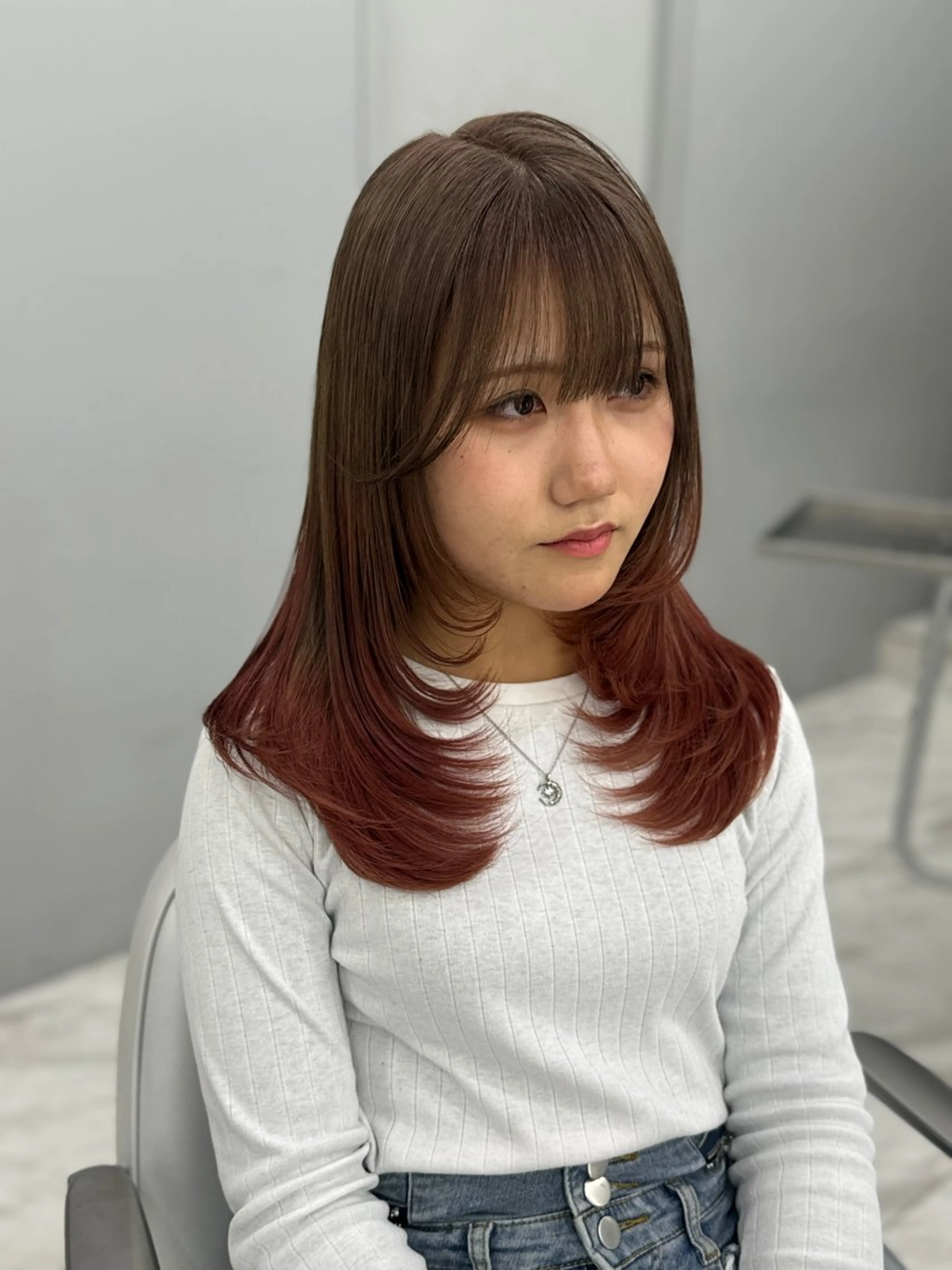 レイヤーカット➕クイックヘットスパ✨顔出し🆗の方❕の写真