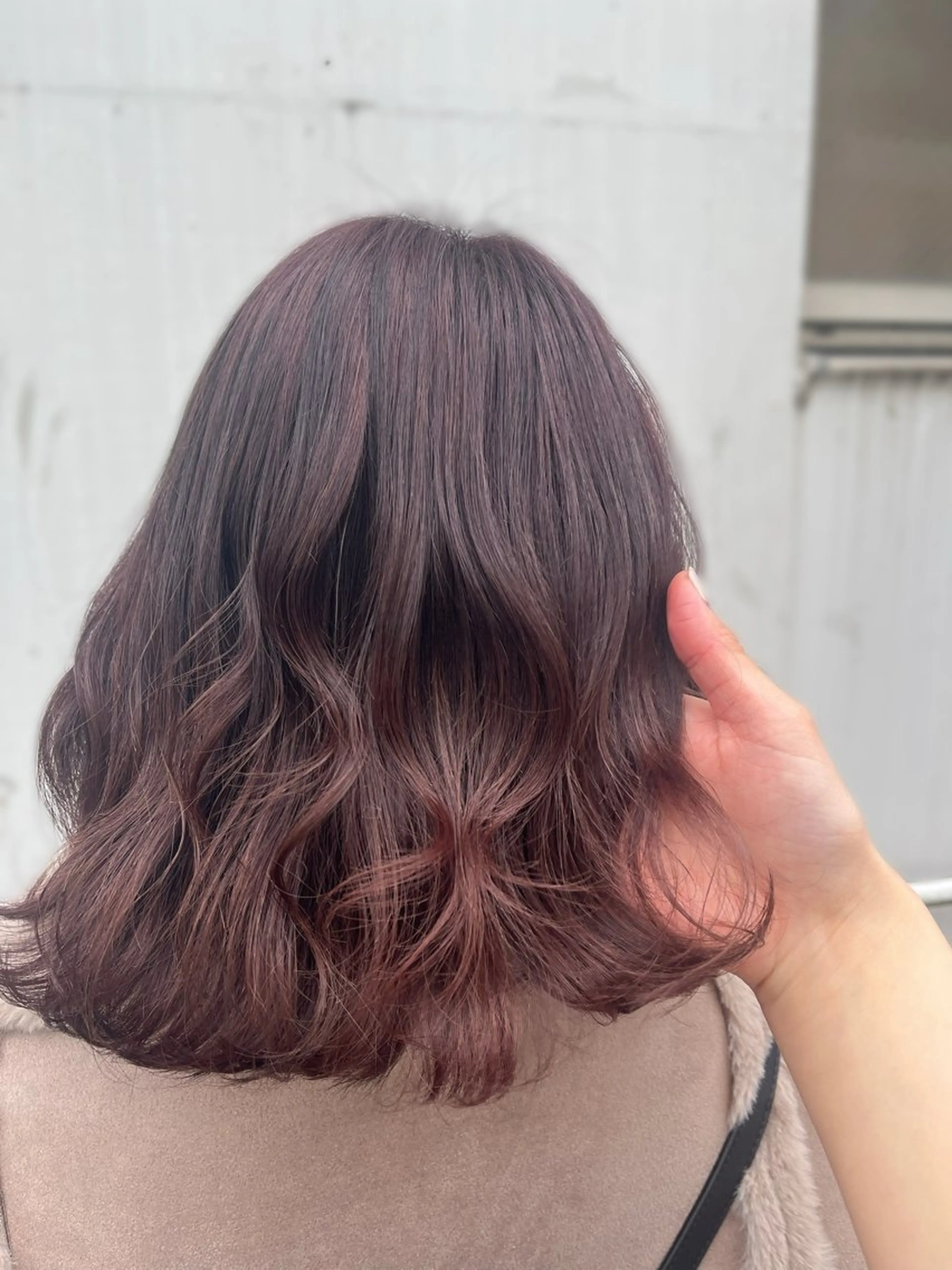 ミディアム カラー g.hair design所属・saaya💙 ブリーチなしカラーのヘアスタイル