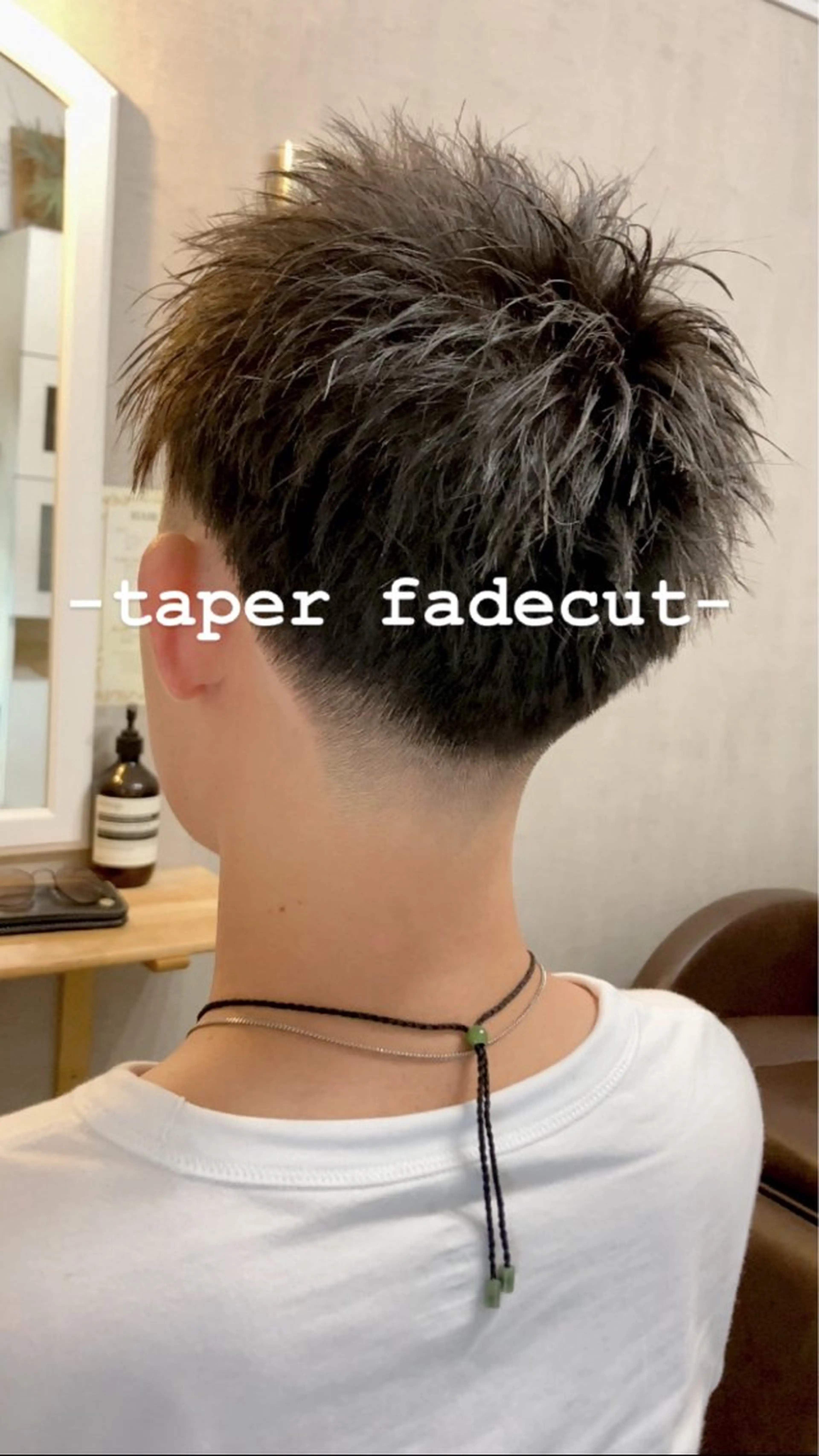 ショート メンズ フェードカット カット AUTHENTIC private mens hair salon所属・完全個室マンツーマン メンズサロン草野貴樹のヘアスタイル