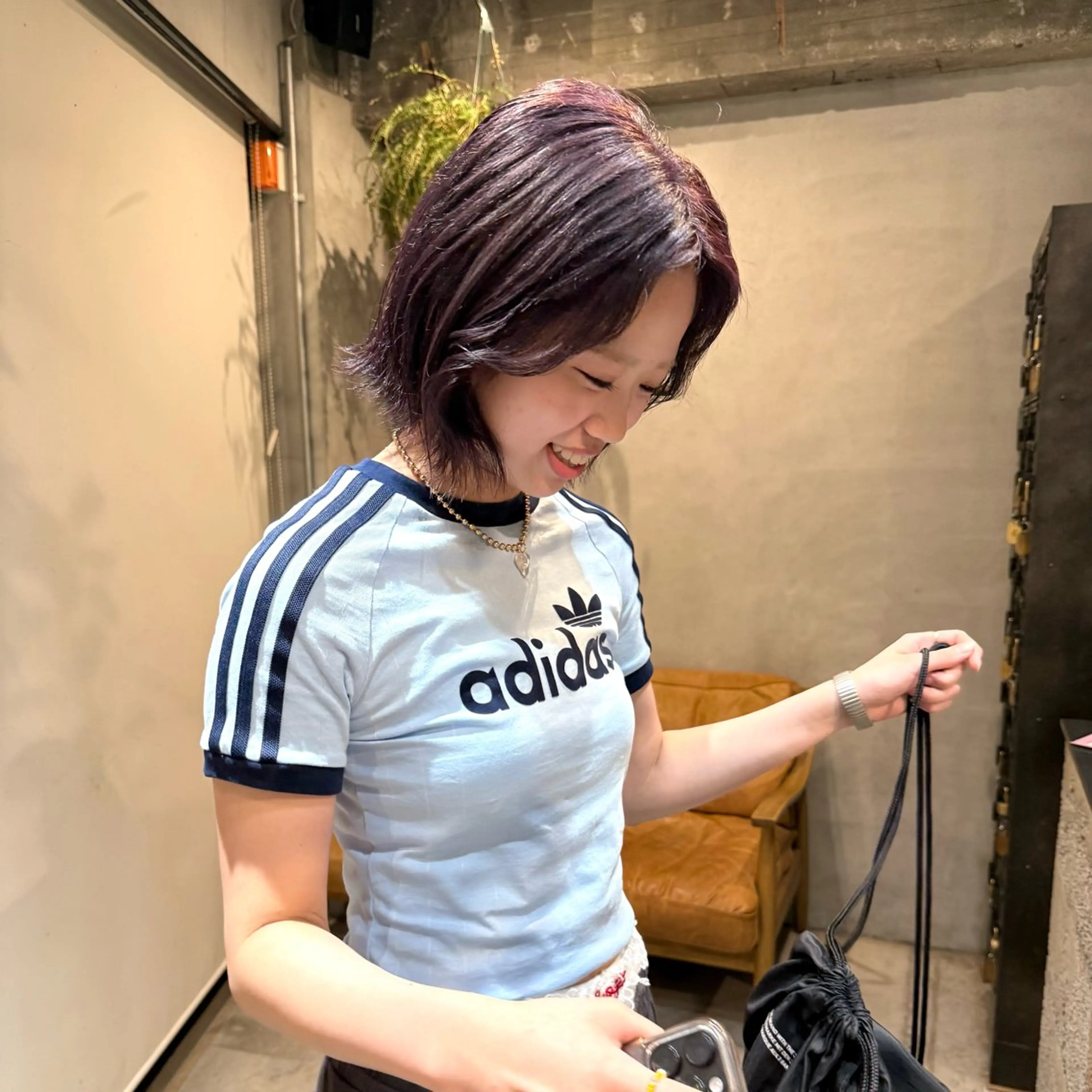 カラー 平野 美羽 /ボブカットモデルのヘアスタイル