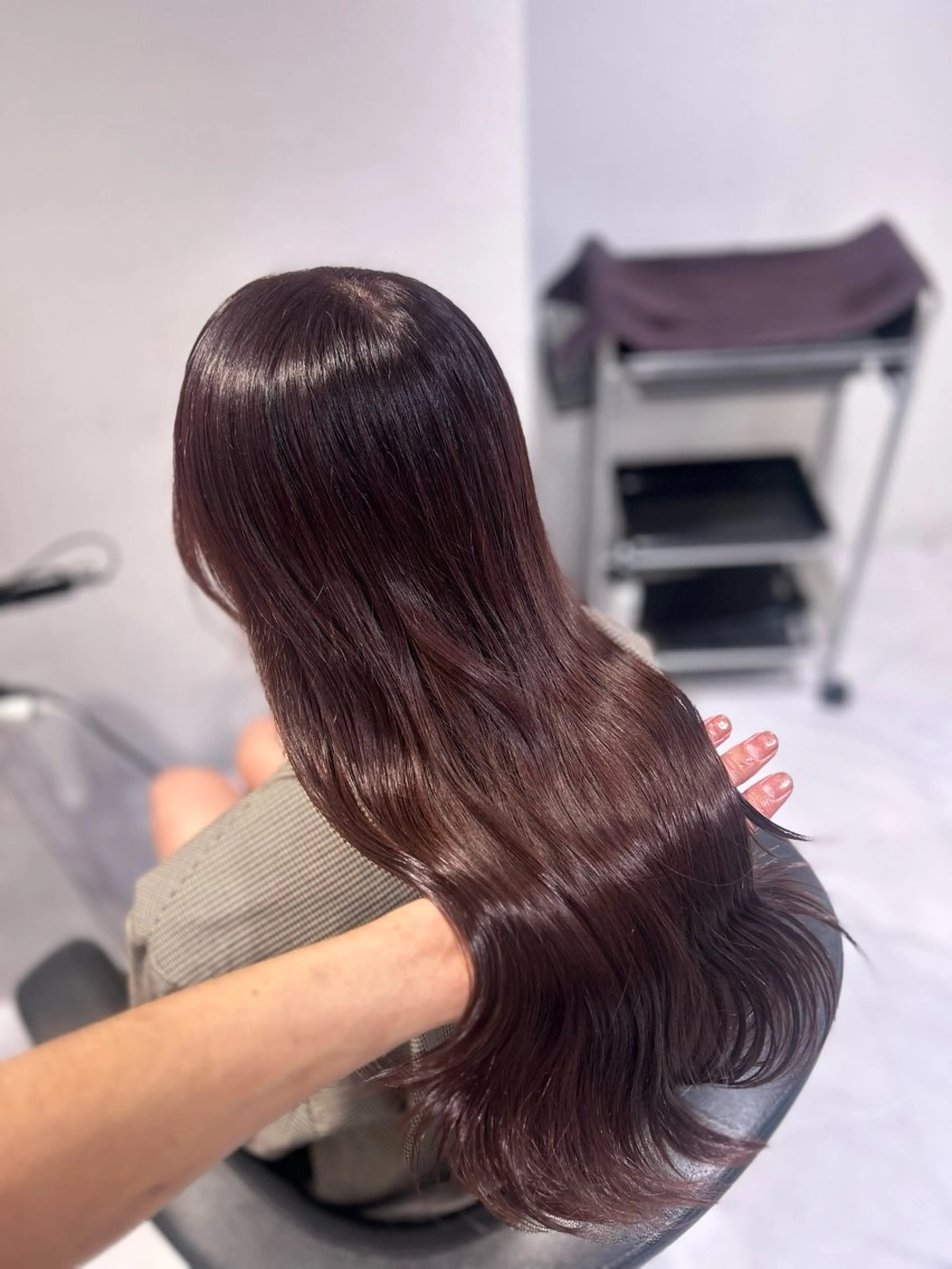 ロング カラー ヘアカラー トリートメント 表参道/透明感カラー /暗髪/ジュキヤのヘアスタイル