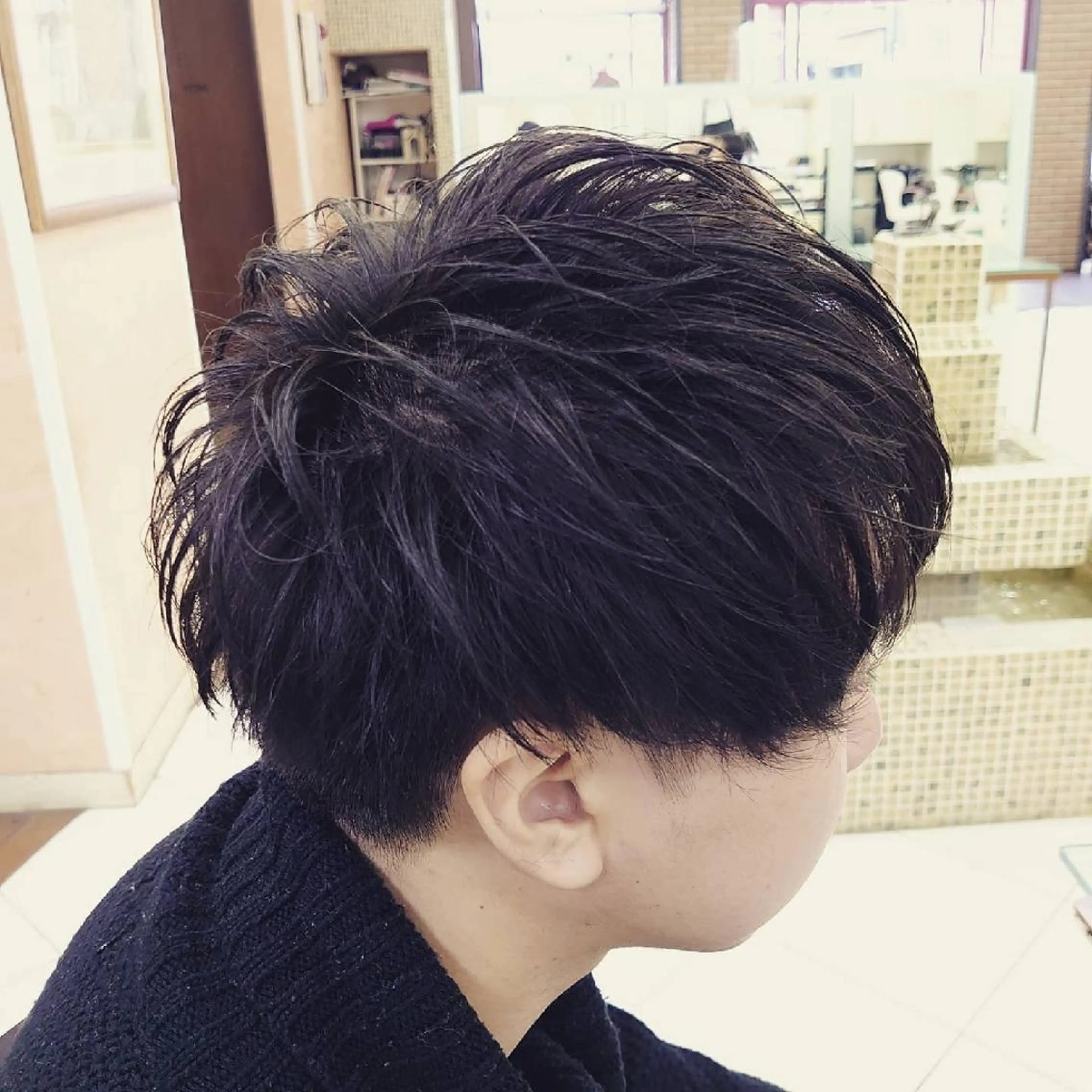 ショート カラー メンズ マッシュ カット ヘアカラー トリートメント ヘッドスパ 🐺デザインウルフ / 一ノ瀬 凌🐺のヘアスタイル