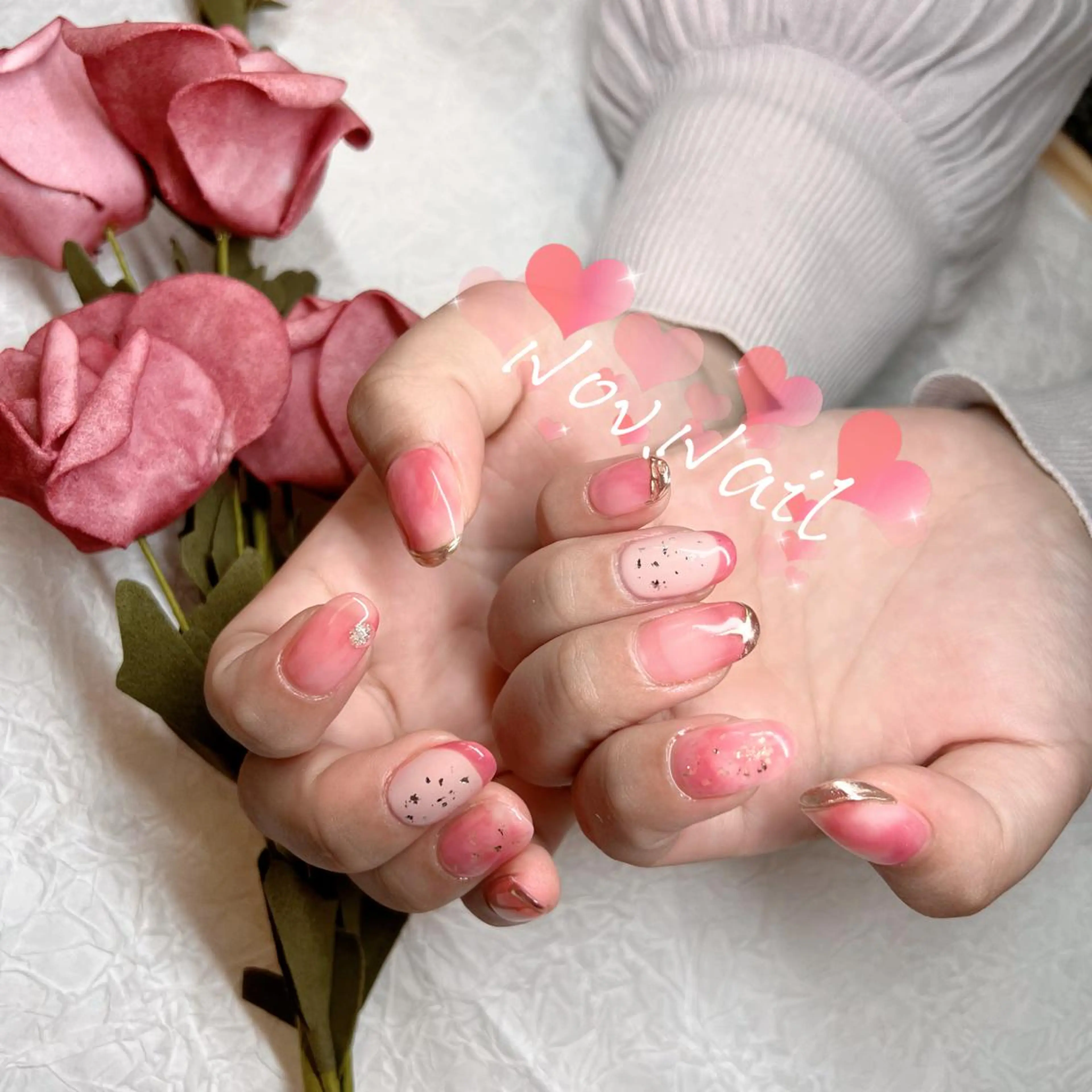 ネイル バレンタイン Nov. ネイルサロンのネイルデザイン