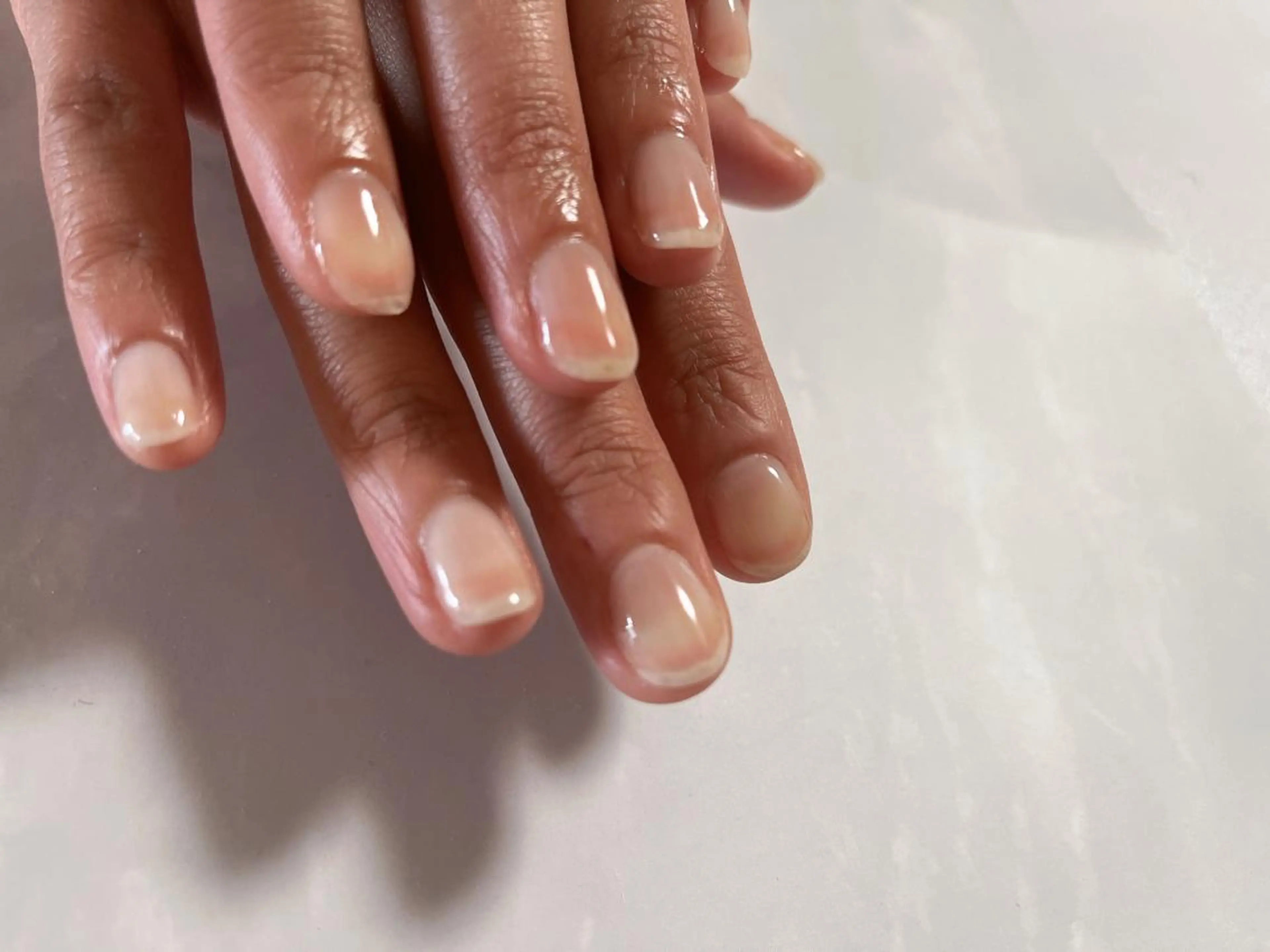 ネイル クリアネイル ジェルネイル パラジェル 上村 未来のネイルデザイン