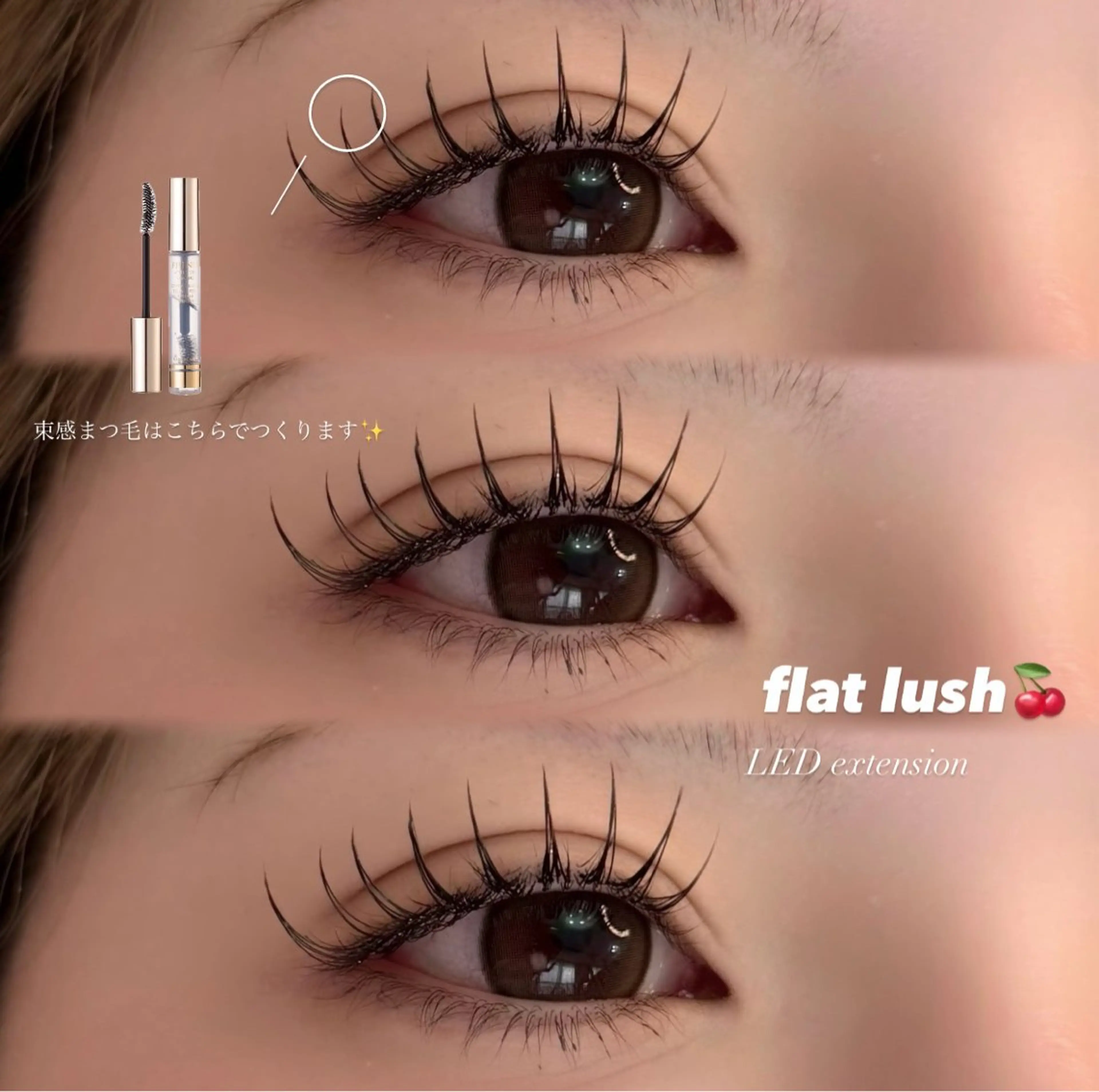 マツエク・マツパ マツエク 【那覇/束感まつ毛】 ｷｬﾒﾙのマツエク・マツパデザイン