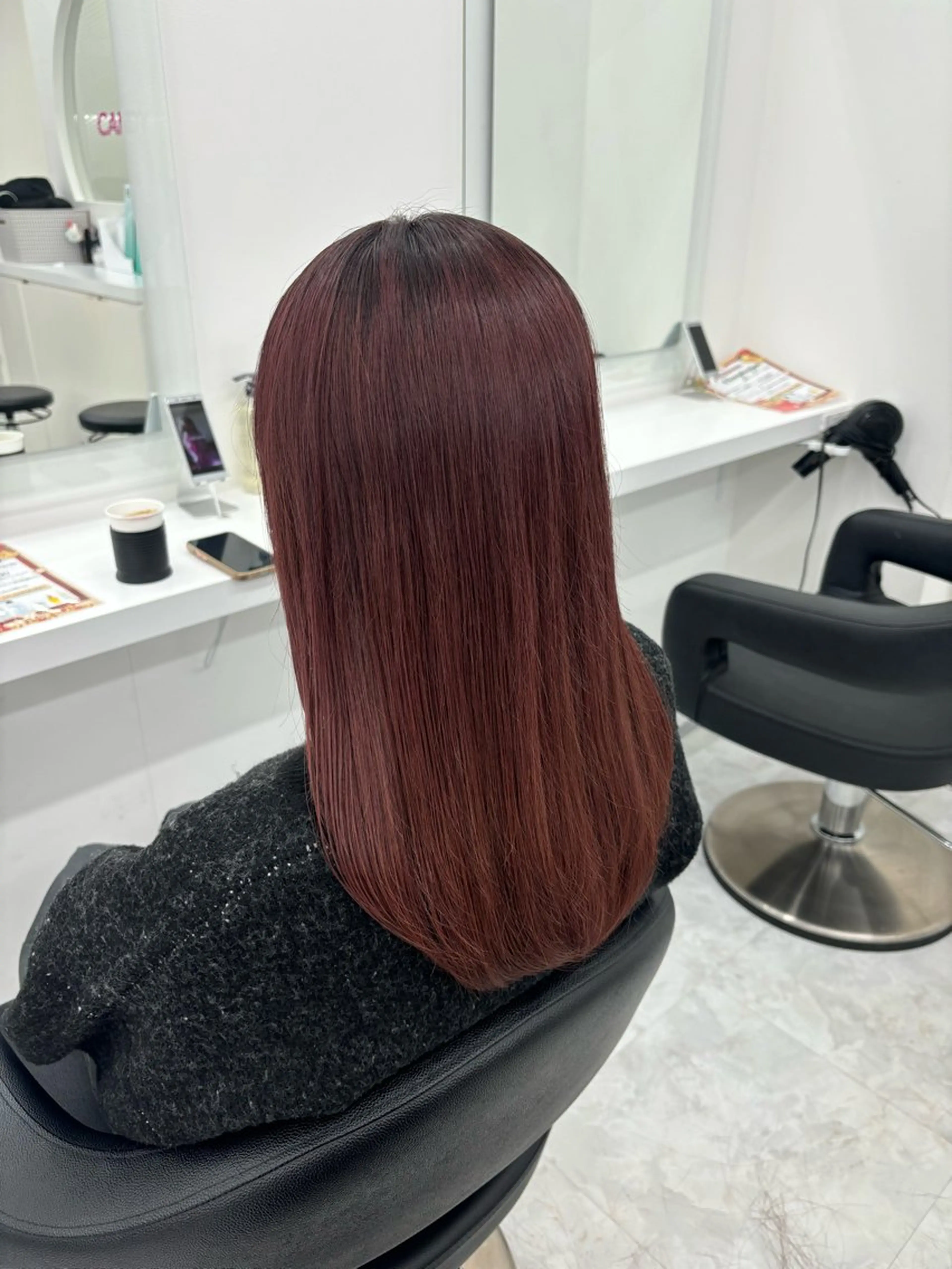 セミロング カラー ヘアカラー トリートメント 🤍レイヤー/顔周り /hirari🤍のヘアスタイル