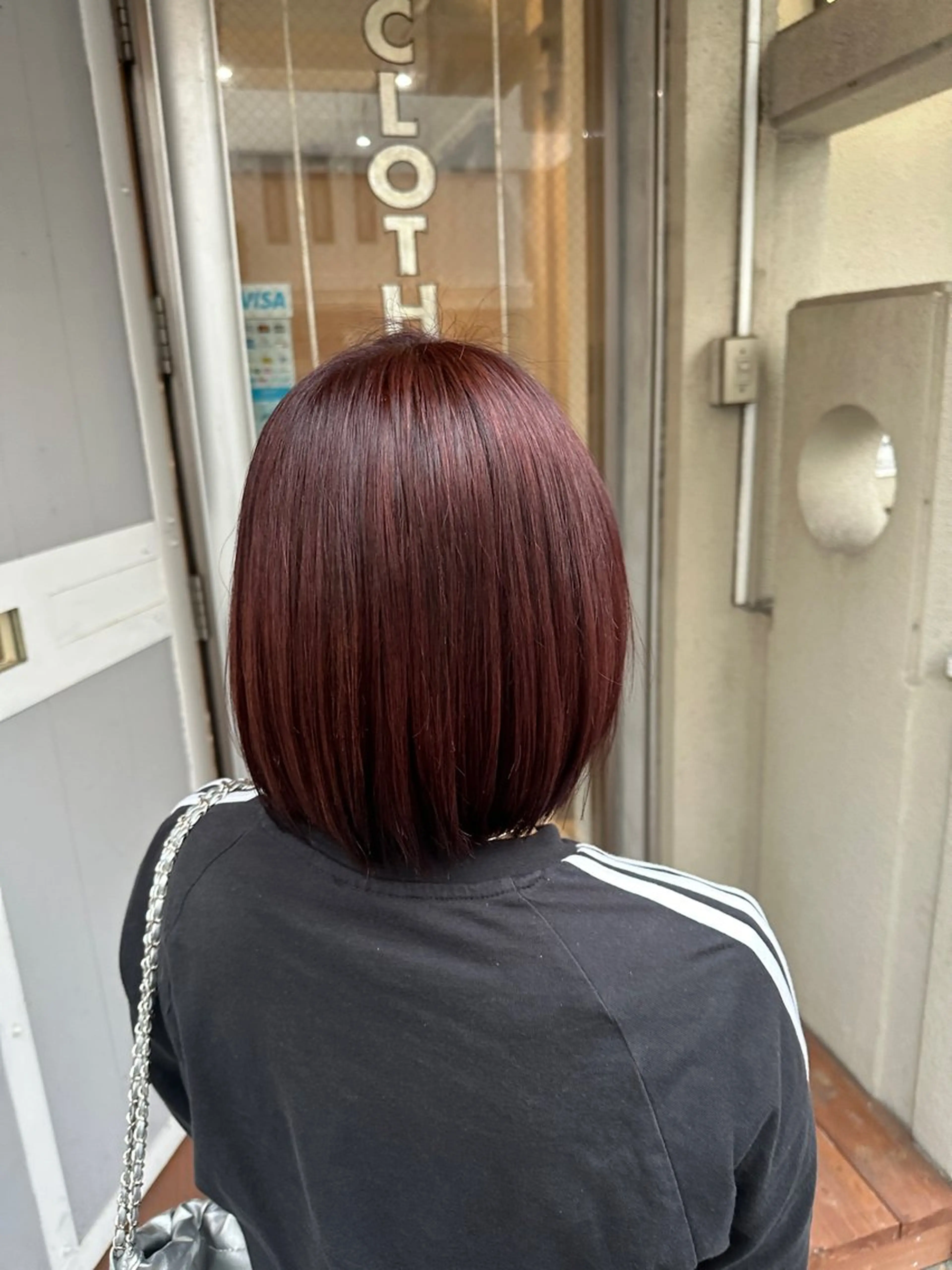 ショート ヘアカラー トリートメント miloc MOMOKAのヘアスタイル