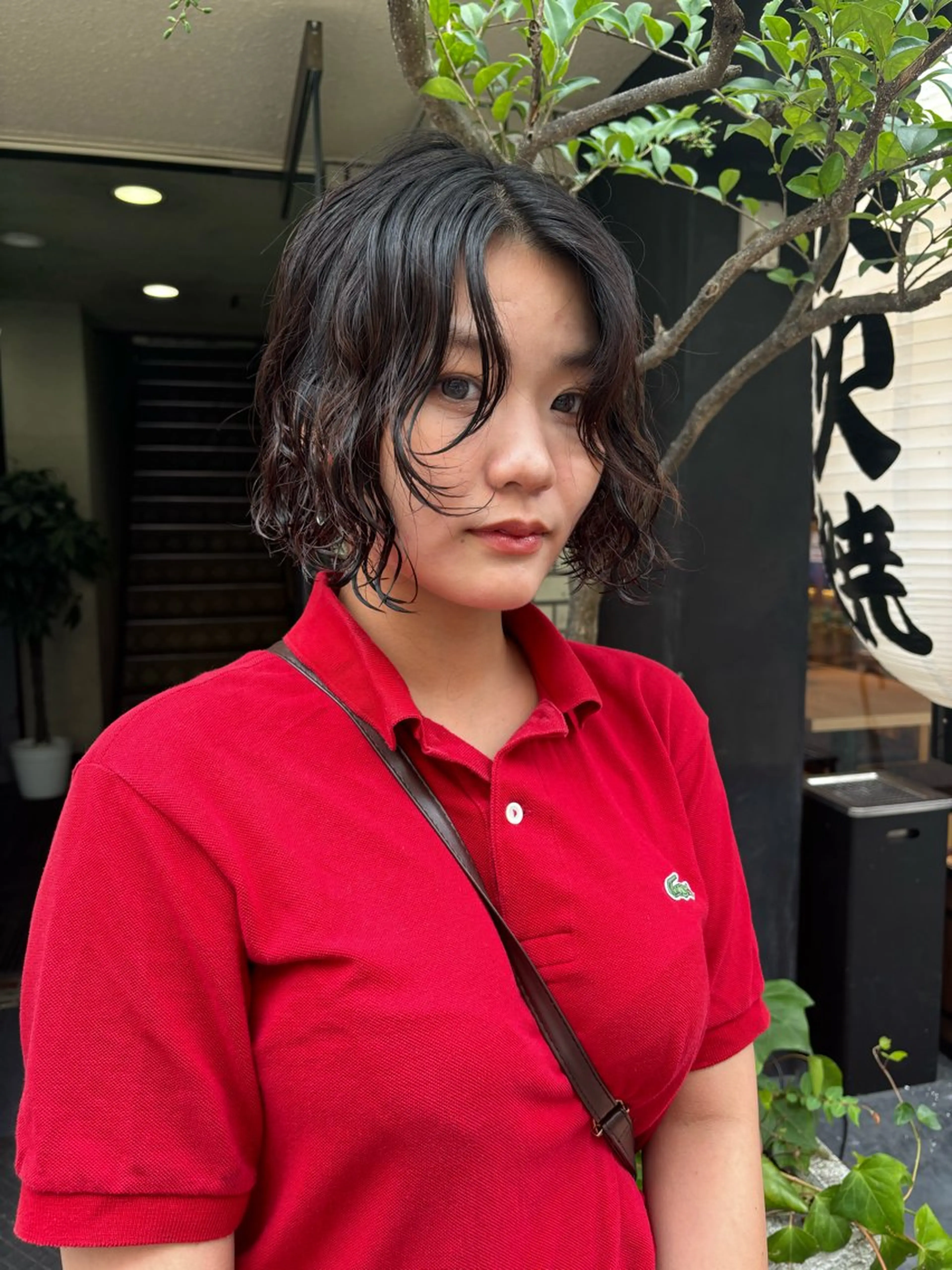 ミディアム パーマ カット パーマ sakura🌸 レイヤー/韓国ヘアのヘアスタイル