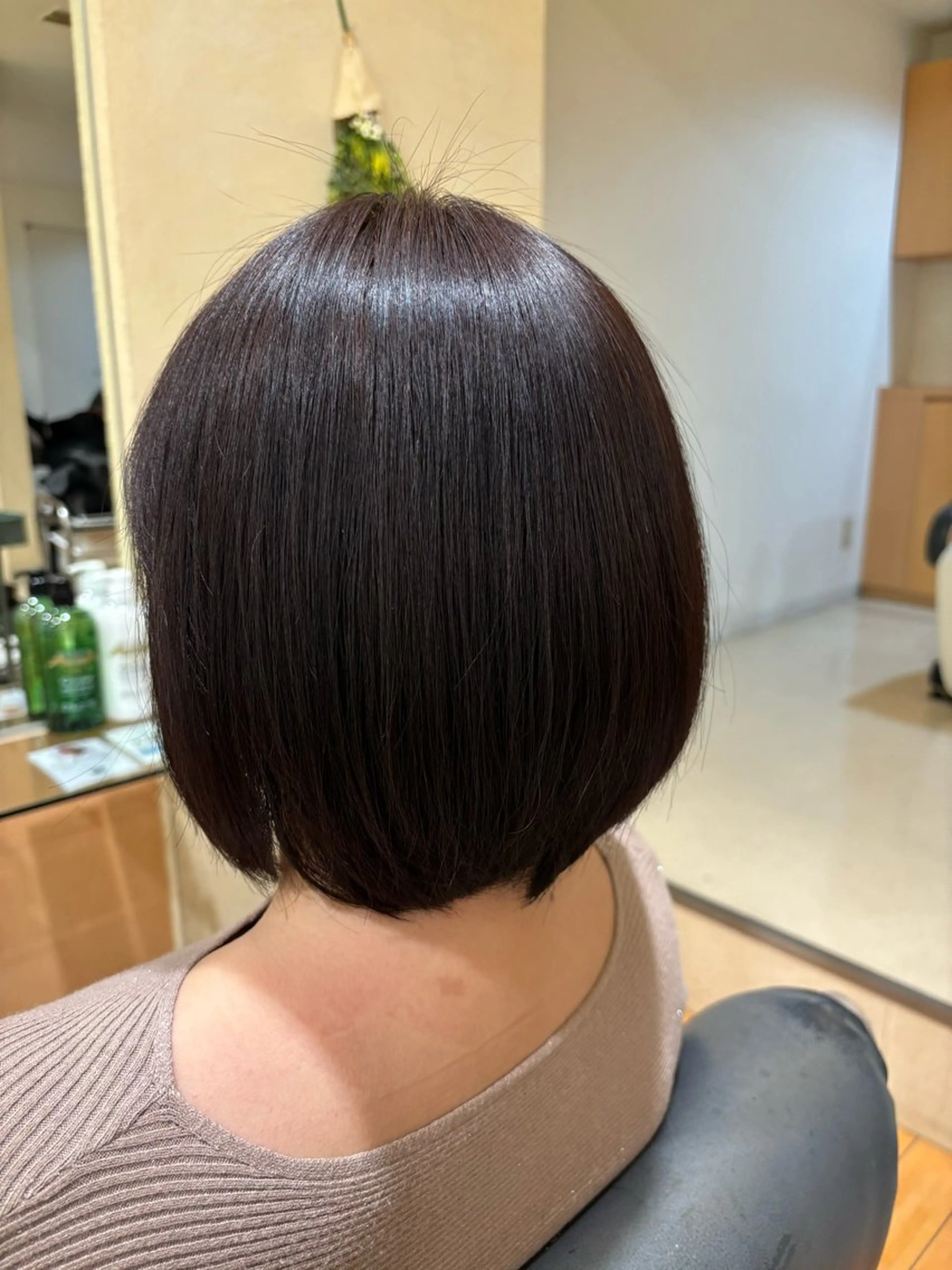 ショート カラー ヘアカラー トリートメント 井上 未悠のヘアスタイル