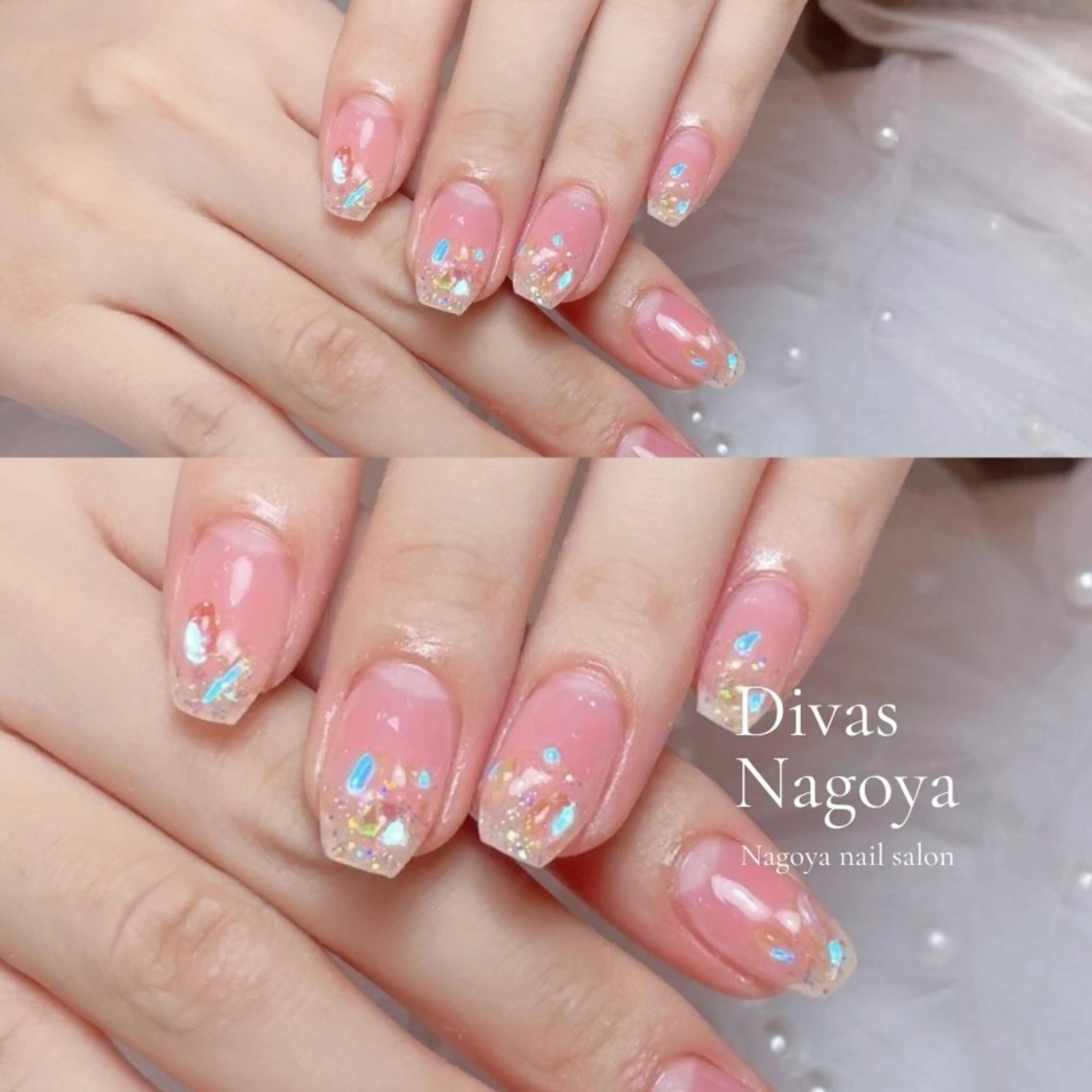ネイル 長さ出し ジェルネイル 韓国ネイル マグネットネイル 持ち込み 🎀Sakae D.d nail🎀のネイルデザイン