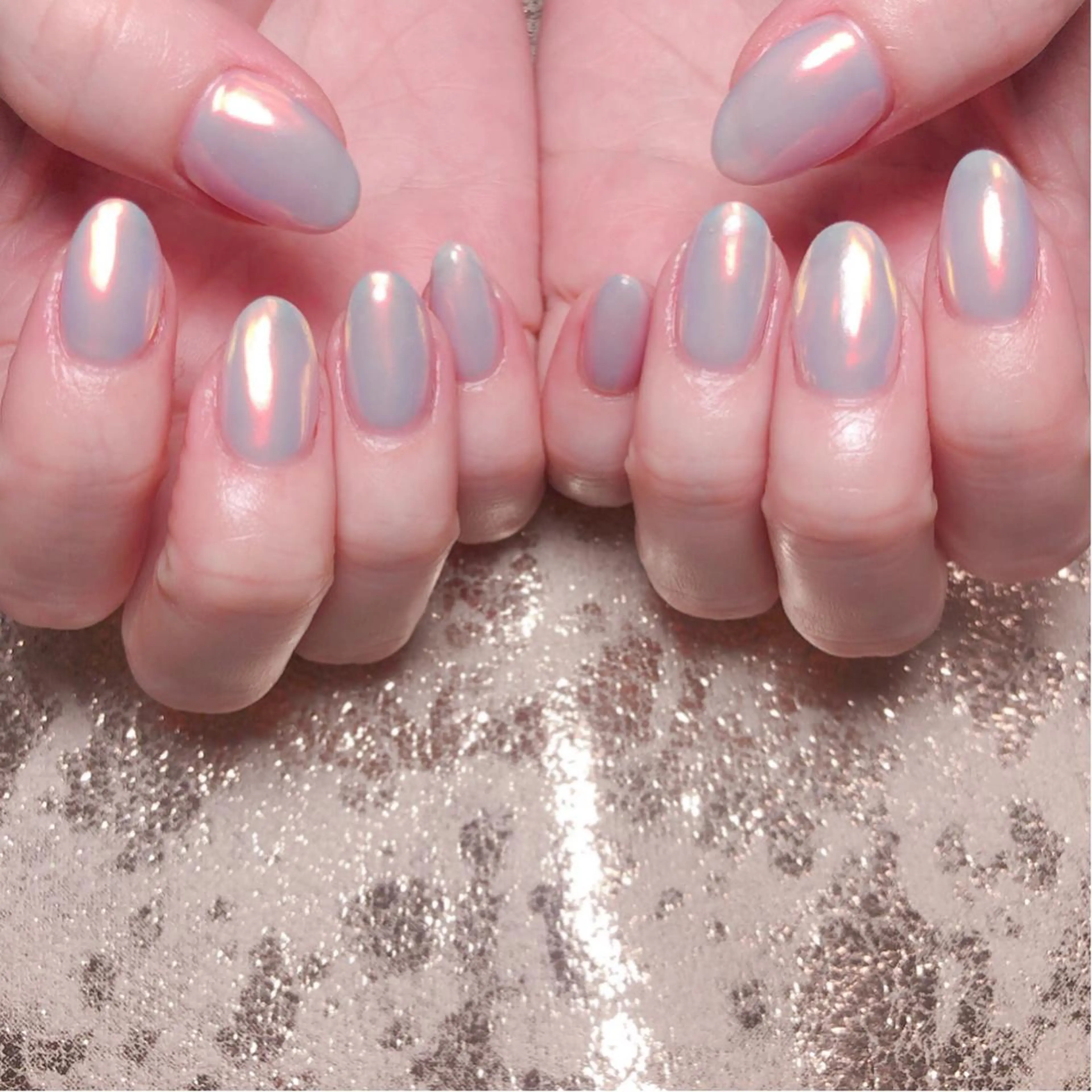 ネイル ミラーネイル 個室ネイルサロンDolly Girl〜ドーリーガール〜所属・DollyGirl KYOKOのネイルデザイン