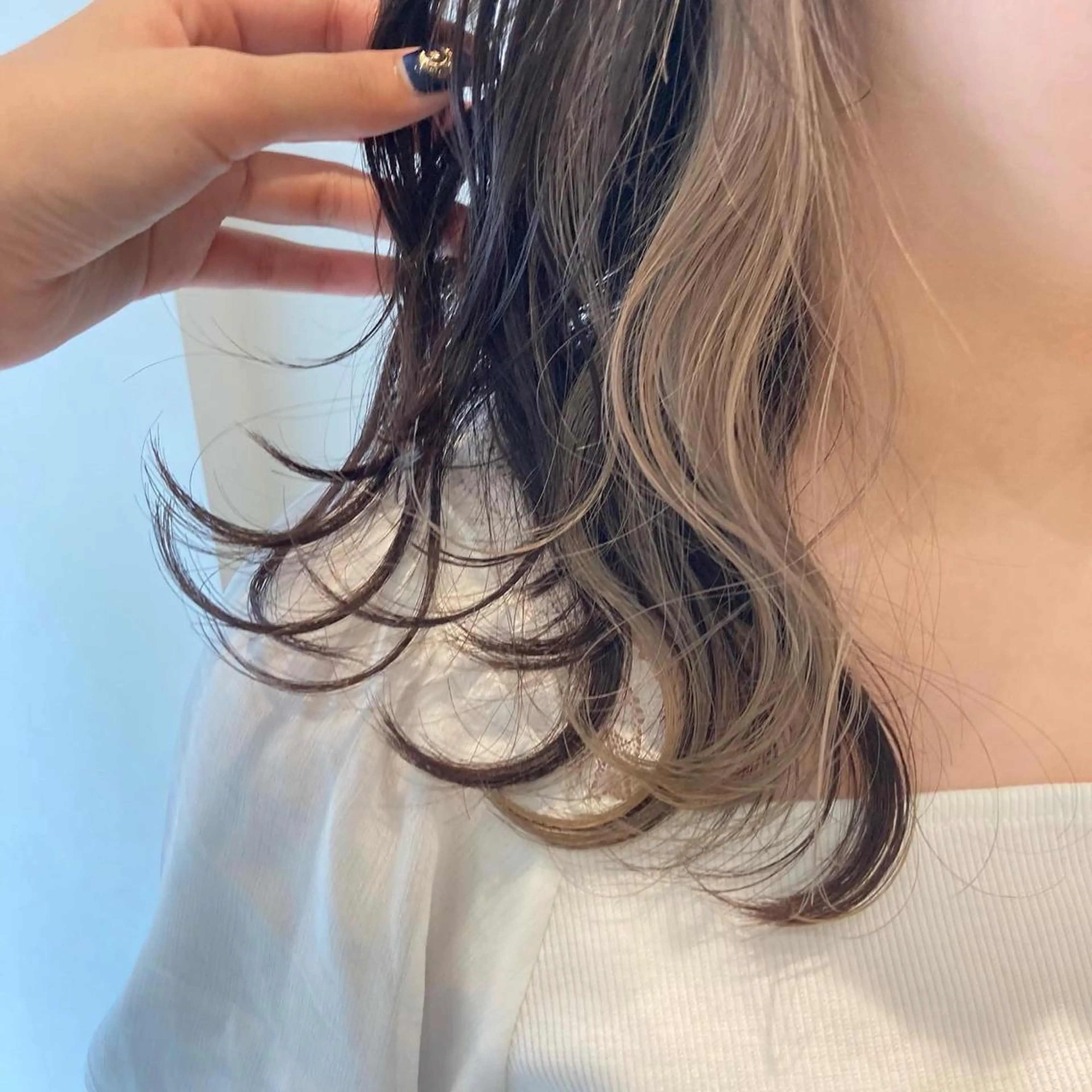 ミディアム カラー octo所属・梅澤 杏菜のヘアスタイル