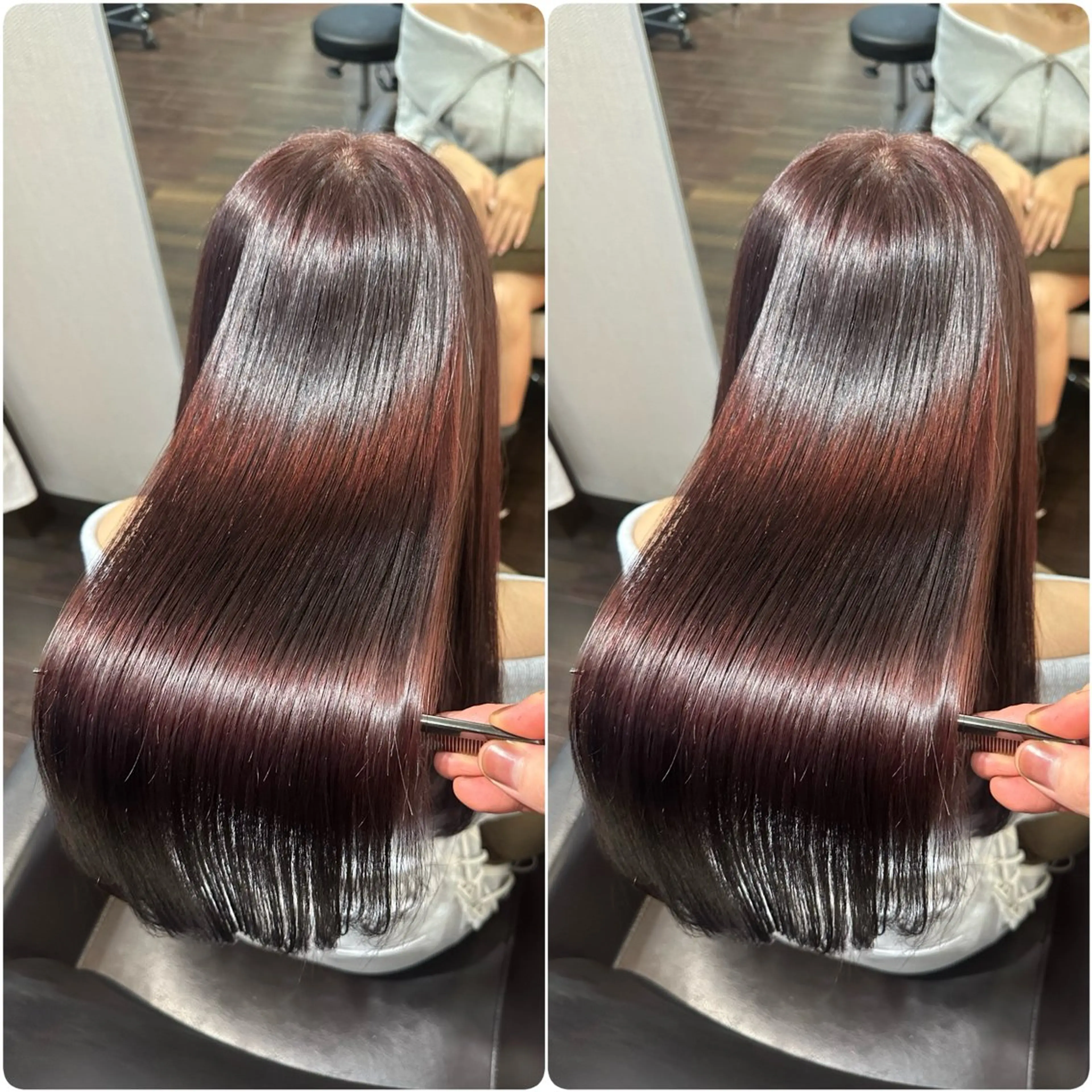 ロング カラー カット ヘアカラー トリートメント ヘッドスパ youres hair 髪質改善トリートメント&ヘッドスパ　新宿EAST所属・🌹ULTOWA🌹 髪質改善/縮毛/店長のヘアスタイル