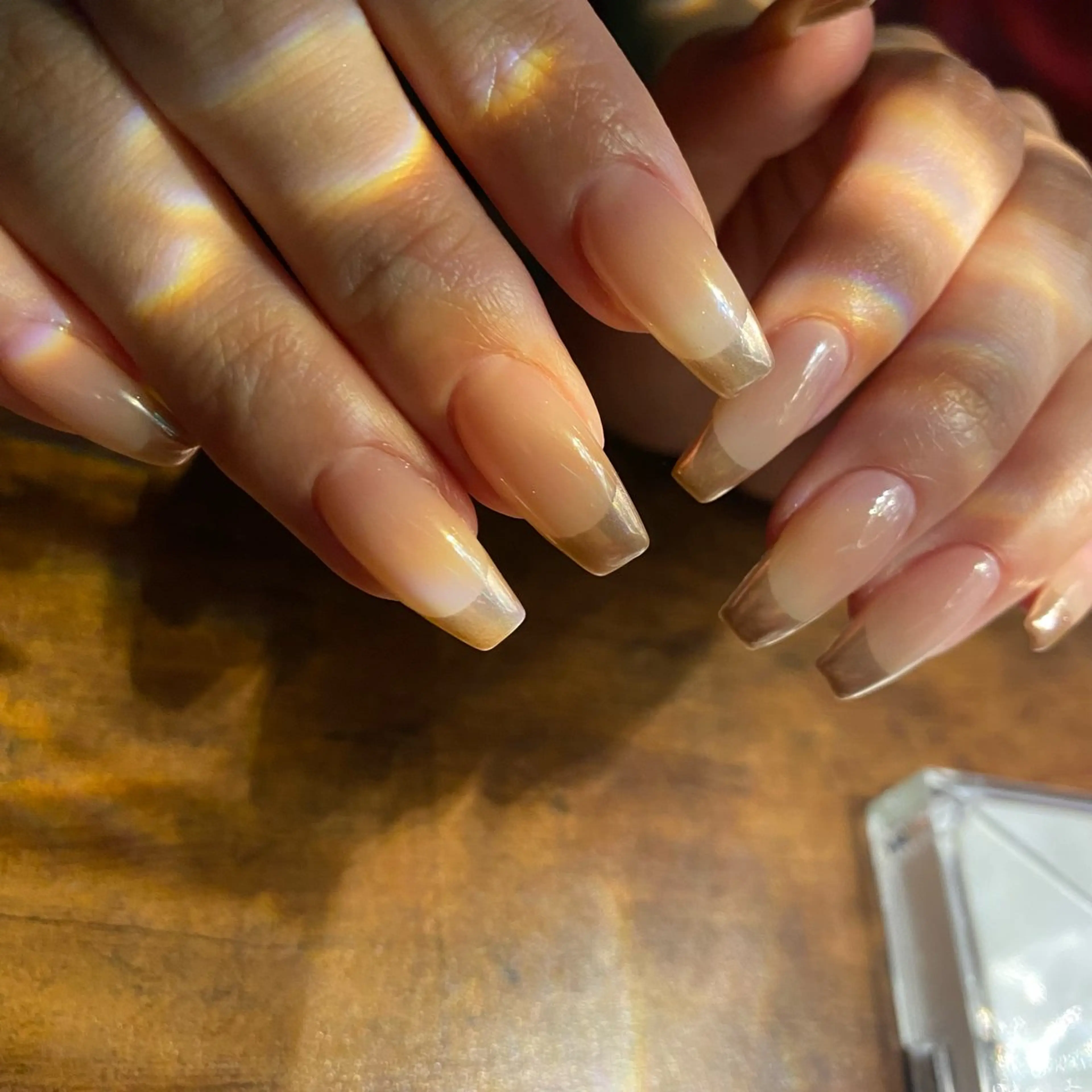 ネイル フレンチネイル ミラーネイル ハンドネイル Nail salon Chérinoのネイルデザイン