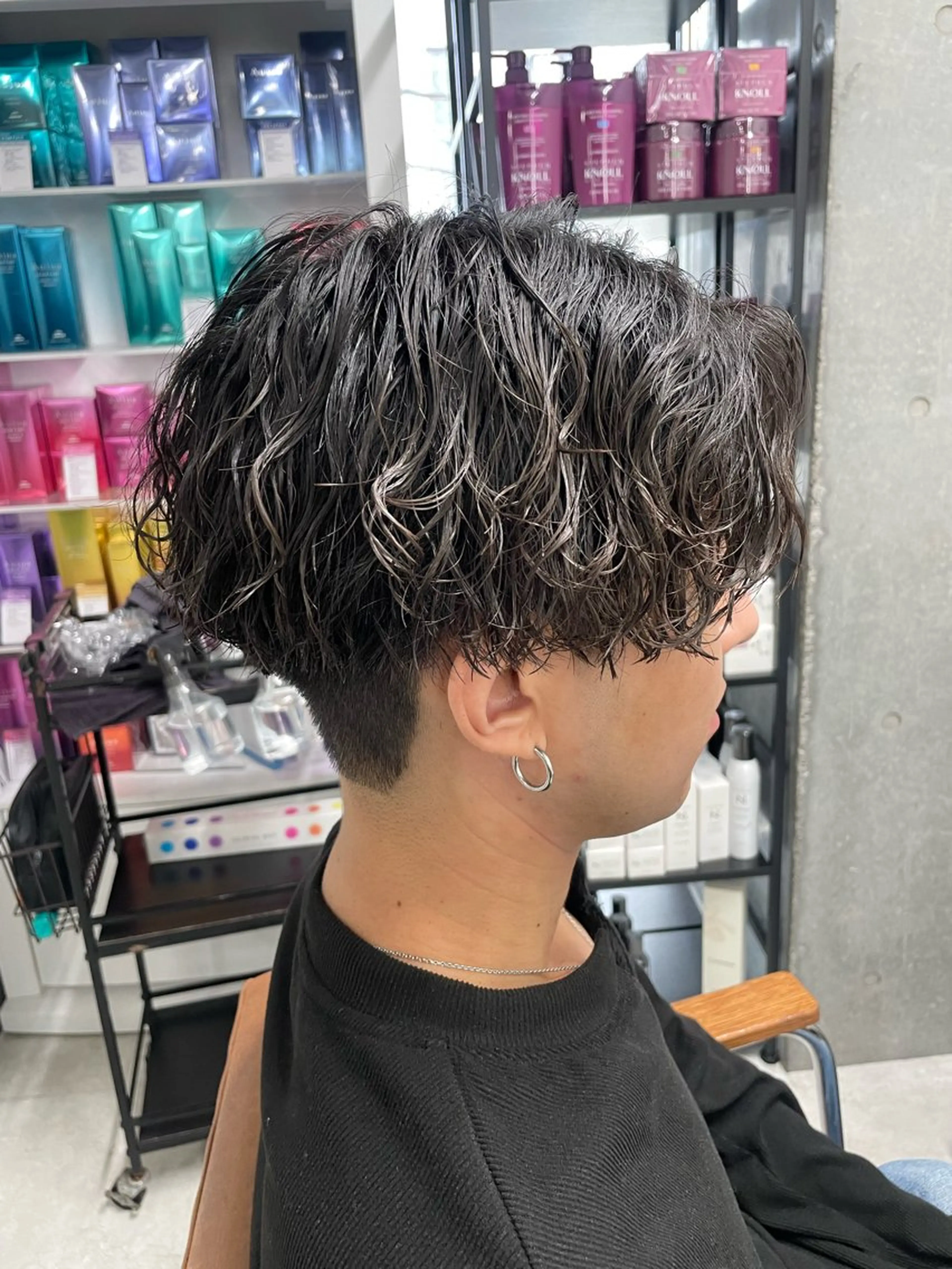 パーマ メンズ パーマ トリートメント ヘアセット メンズモテパーマ💙 fuwaのヘアスタイル