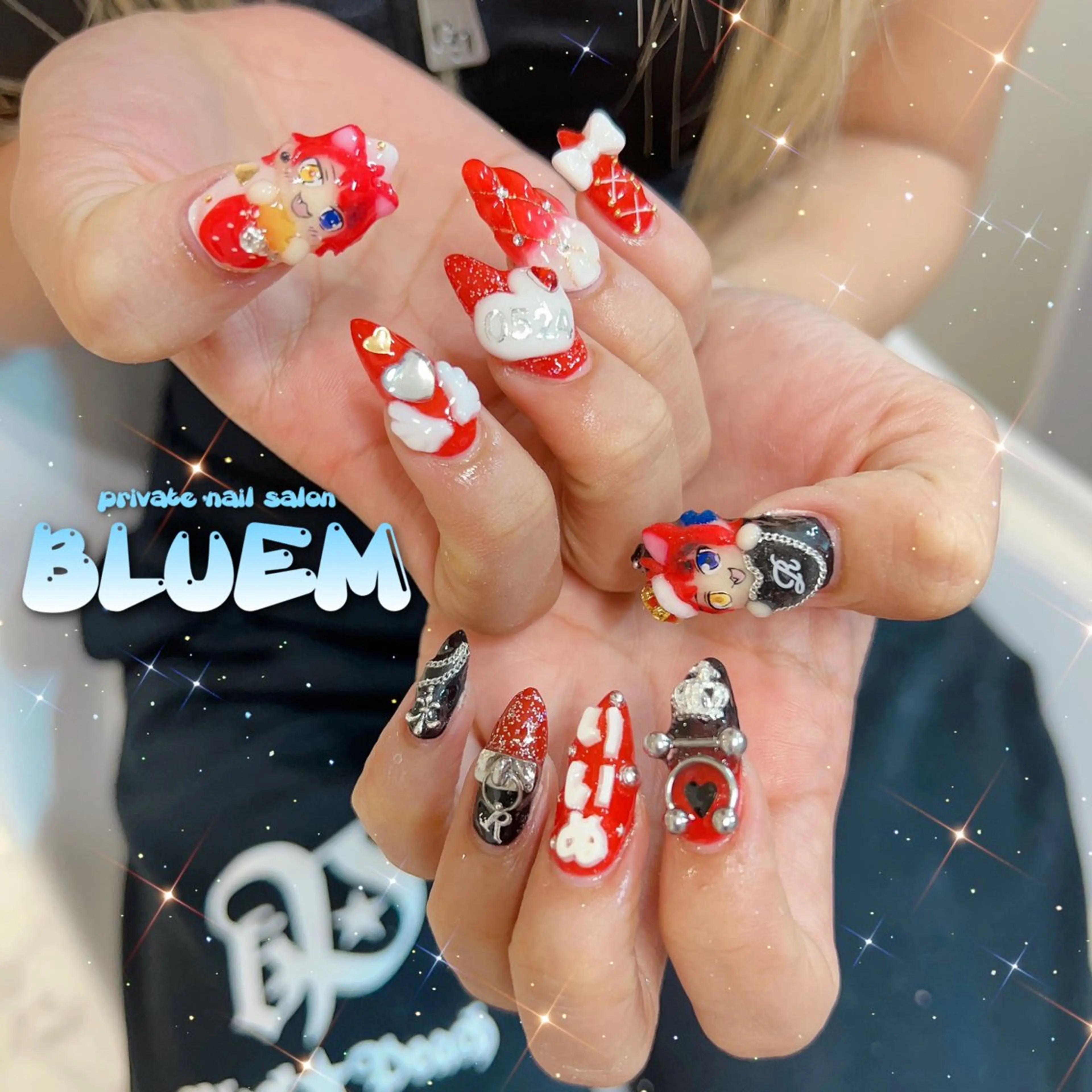 ネイル ハンドネイル BLUEM なな🐶のネイルデザイン