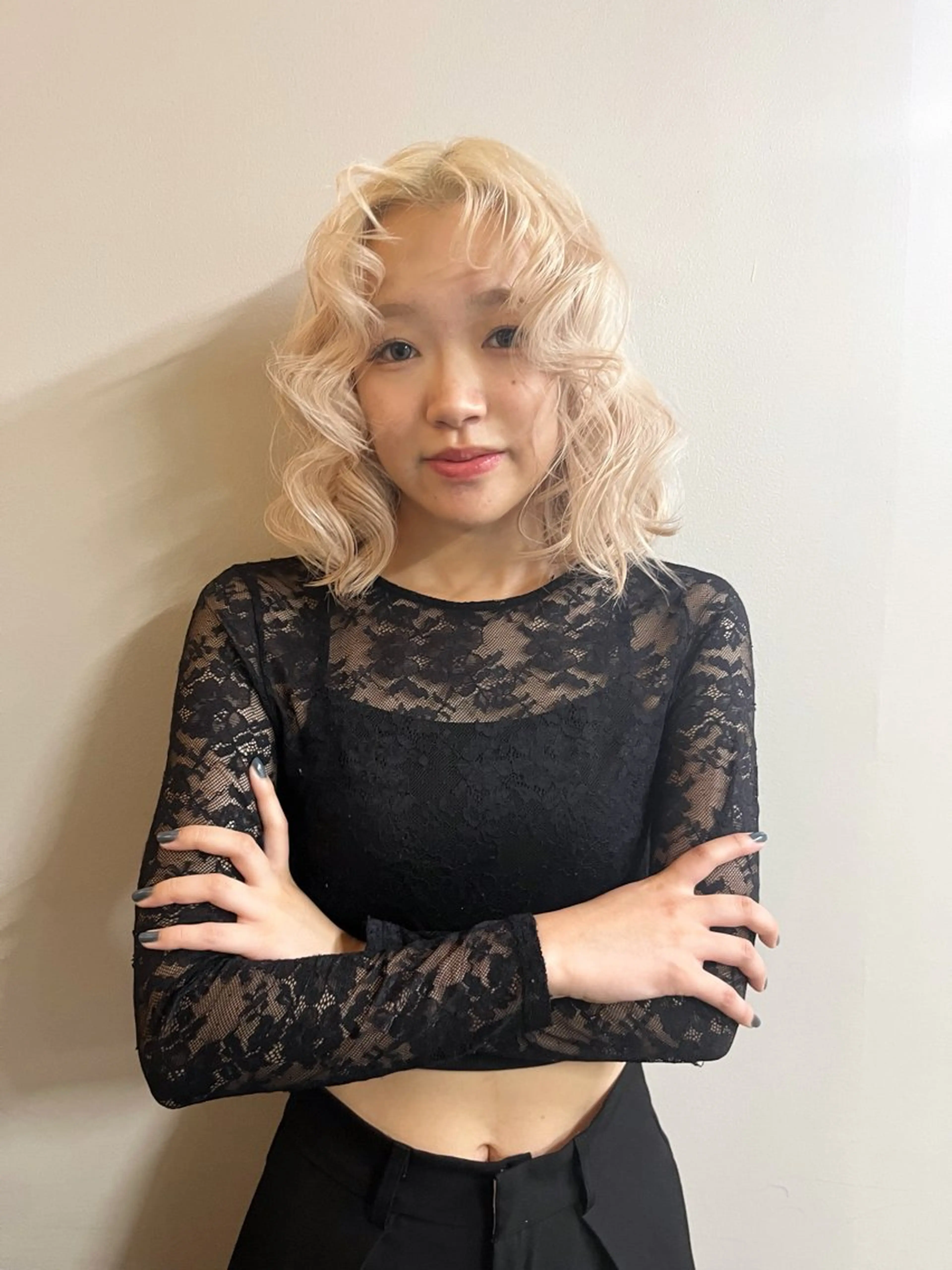 カラー ヘアカラー ハイトーン レイヤー🎀meiのヘアスタイル