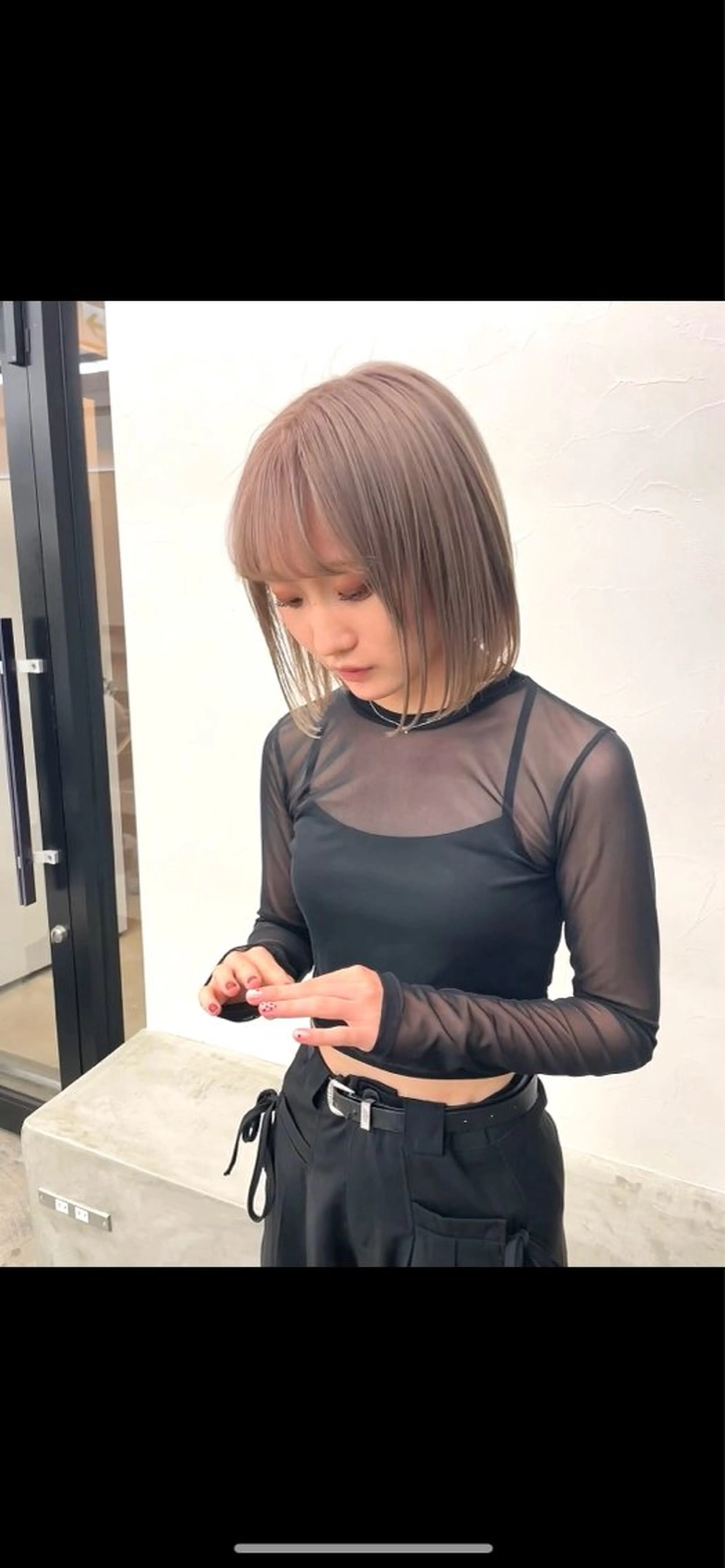 ミディアム ヘアアレンジ エクステ/大人可愛い カラー🩷RINAのヘアスタイル