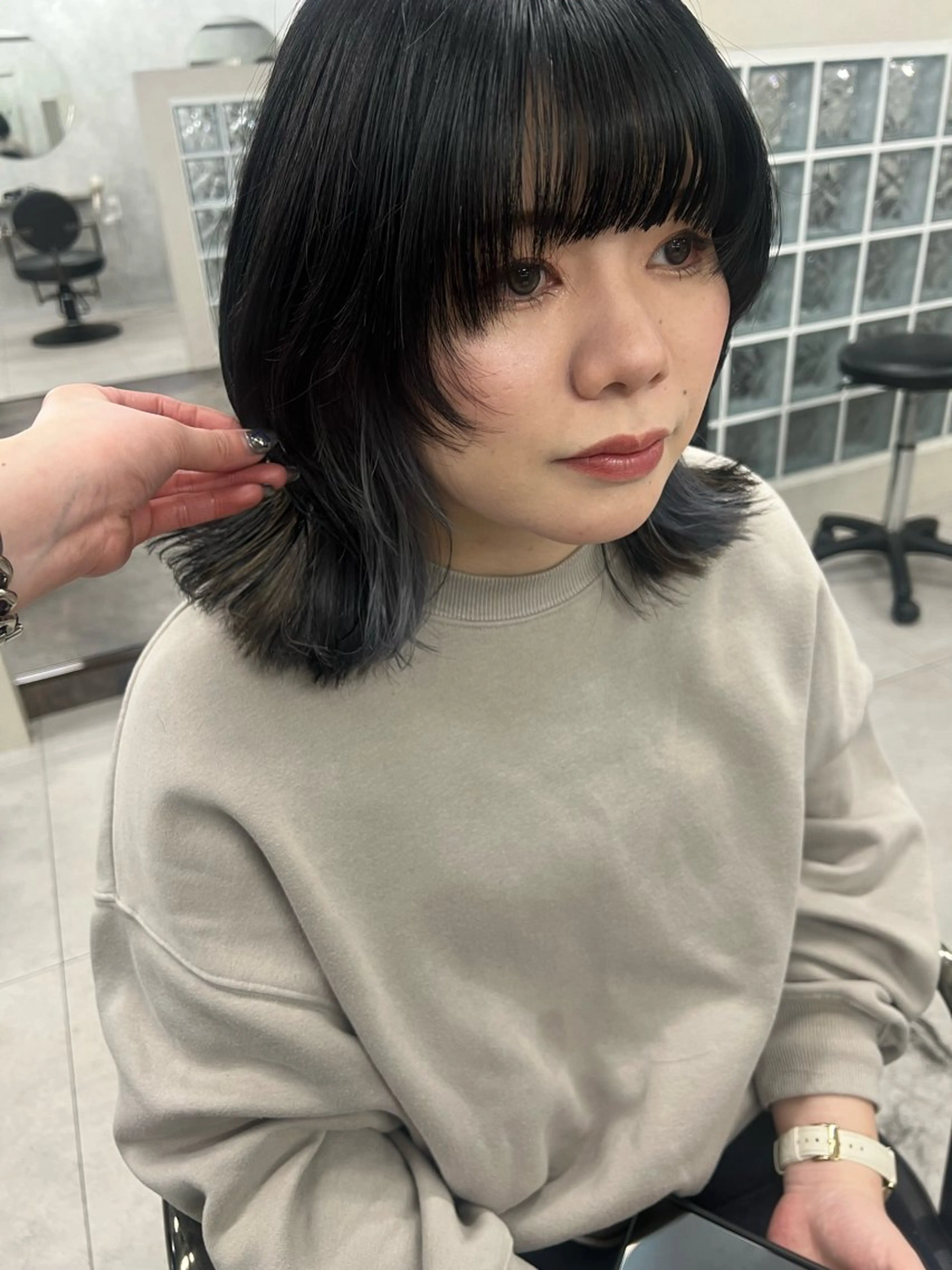 ミディアム ヘアカラー Loem【ロエム】所属・RINA 【Loem】のヘアスタイル