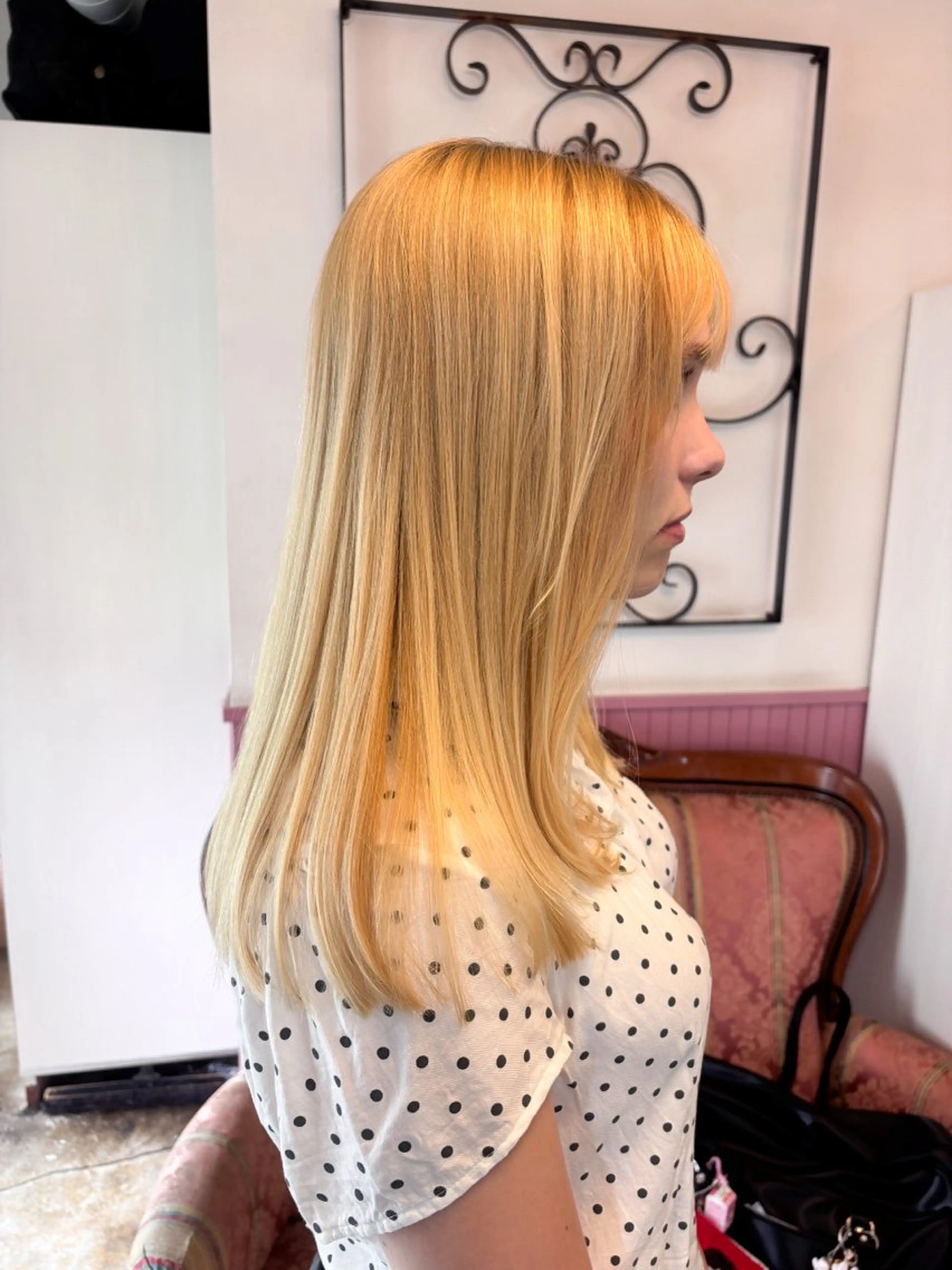 セミロング カラー メンズ ヘアカラー ヘアセット 表参道Lise おおいしおりのヘアスタイル