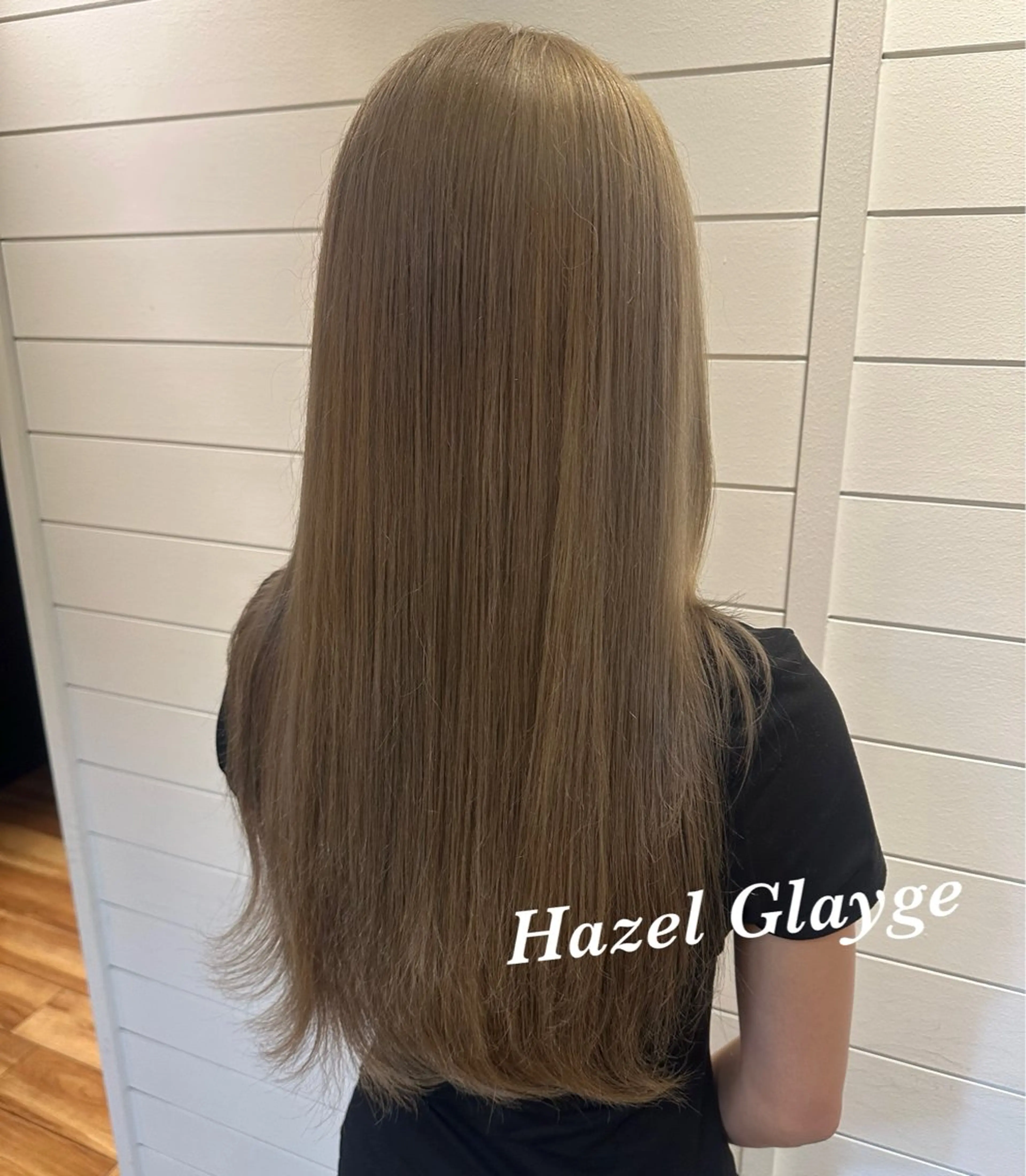 ロング カラー ブリーチ グレージュ ブリーチカラー/ 透明感/aika¨̮のヘアスタイル