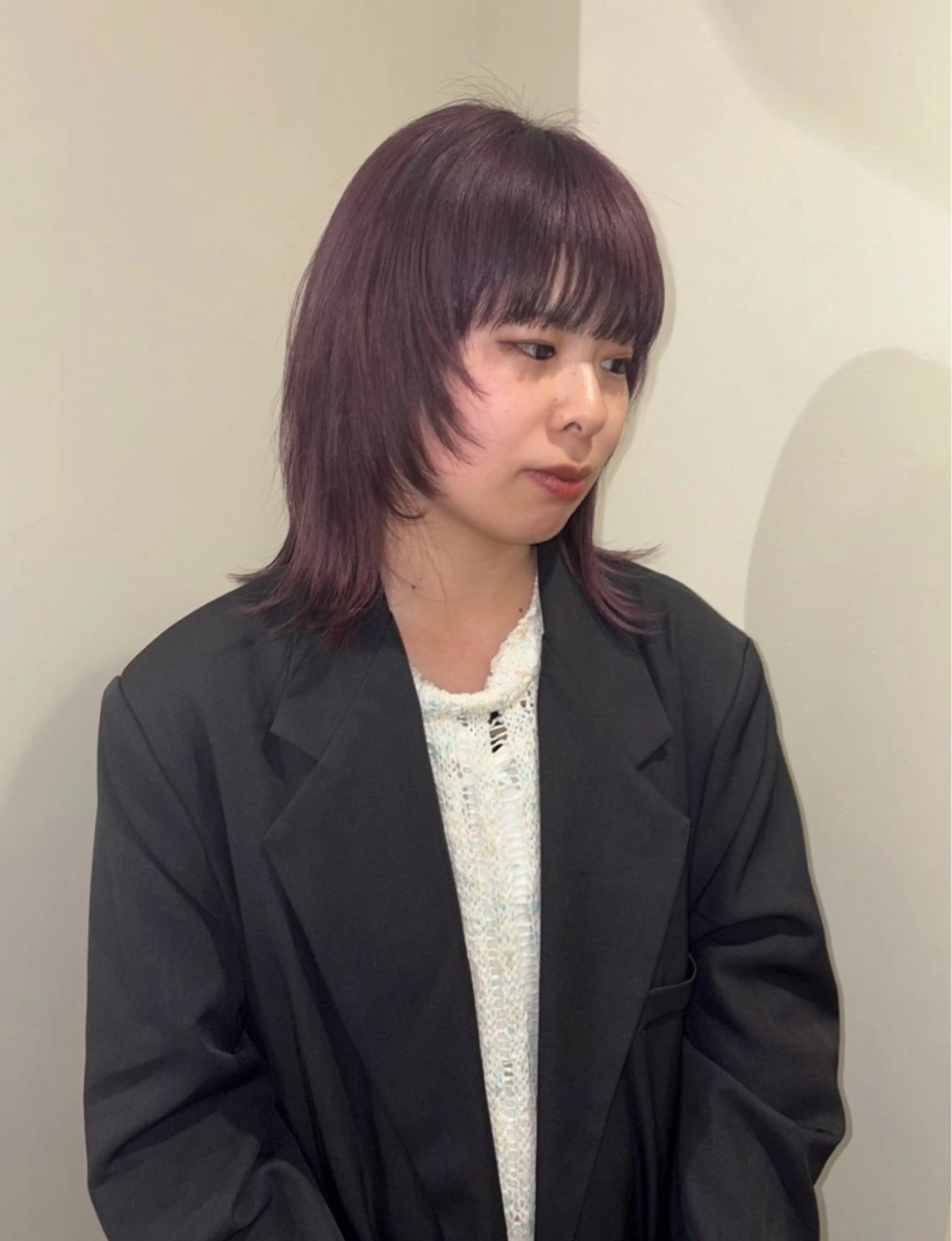 セミロング カラー カット natsuki /HUI 金山のヘアスタイル