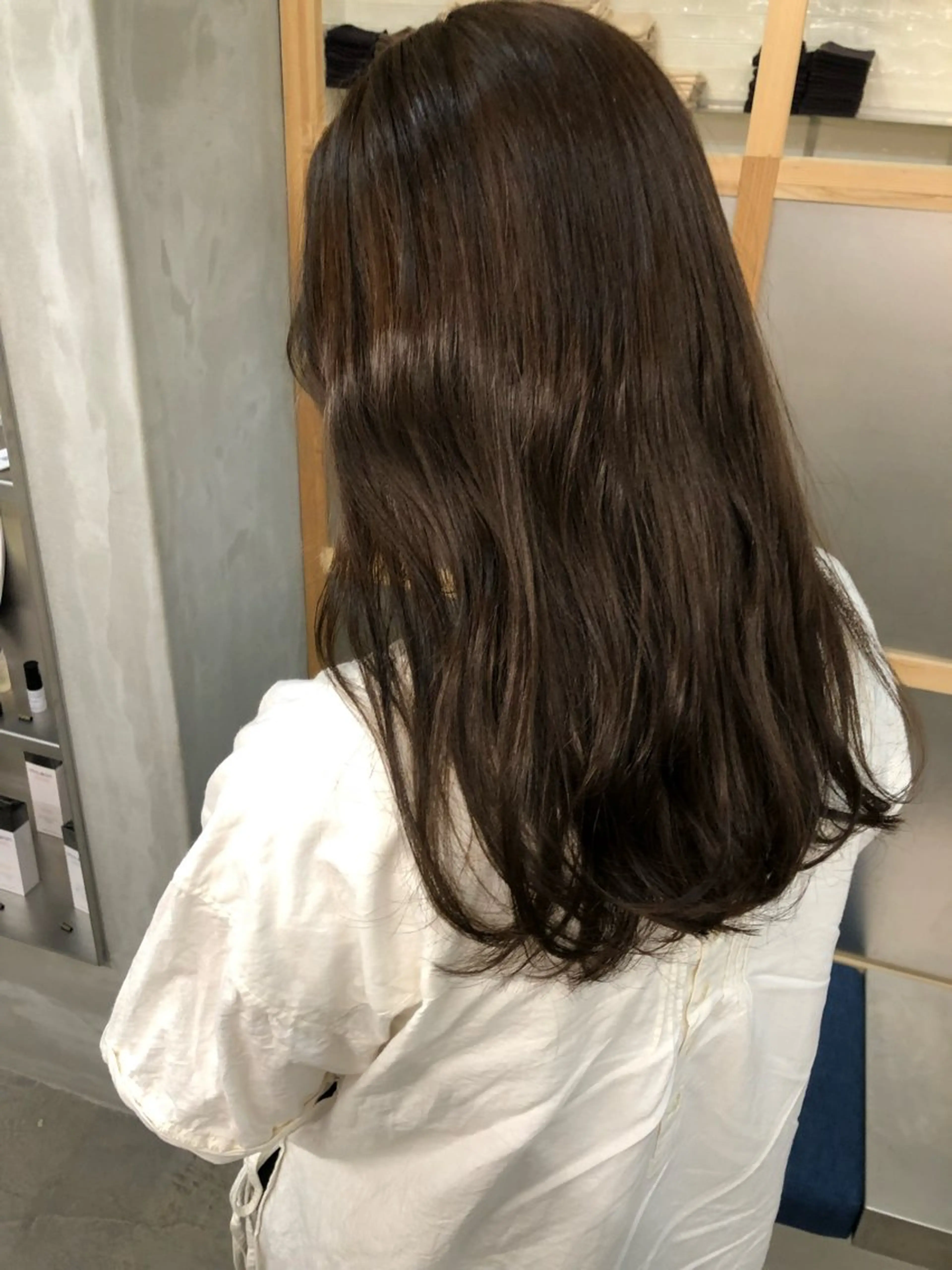 カット➕髪質改善トリートメントAMASIA【超音波アイロン付】+¥1000でモイスト集中ケアに変更🉑✨✨の写真