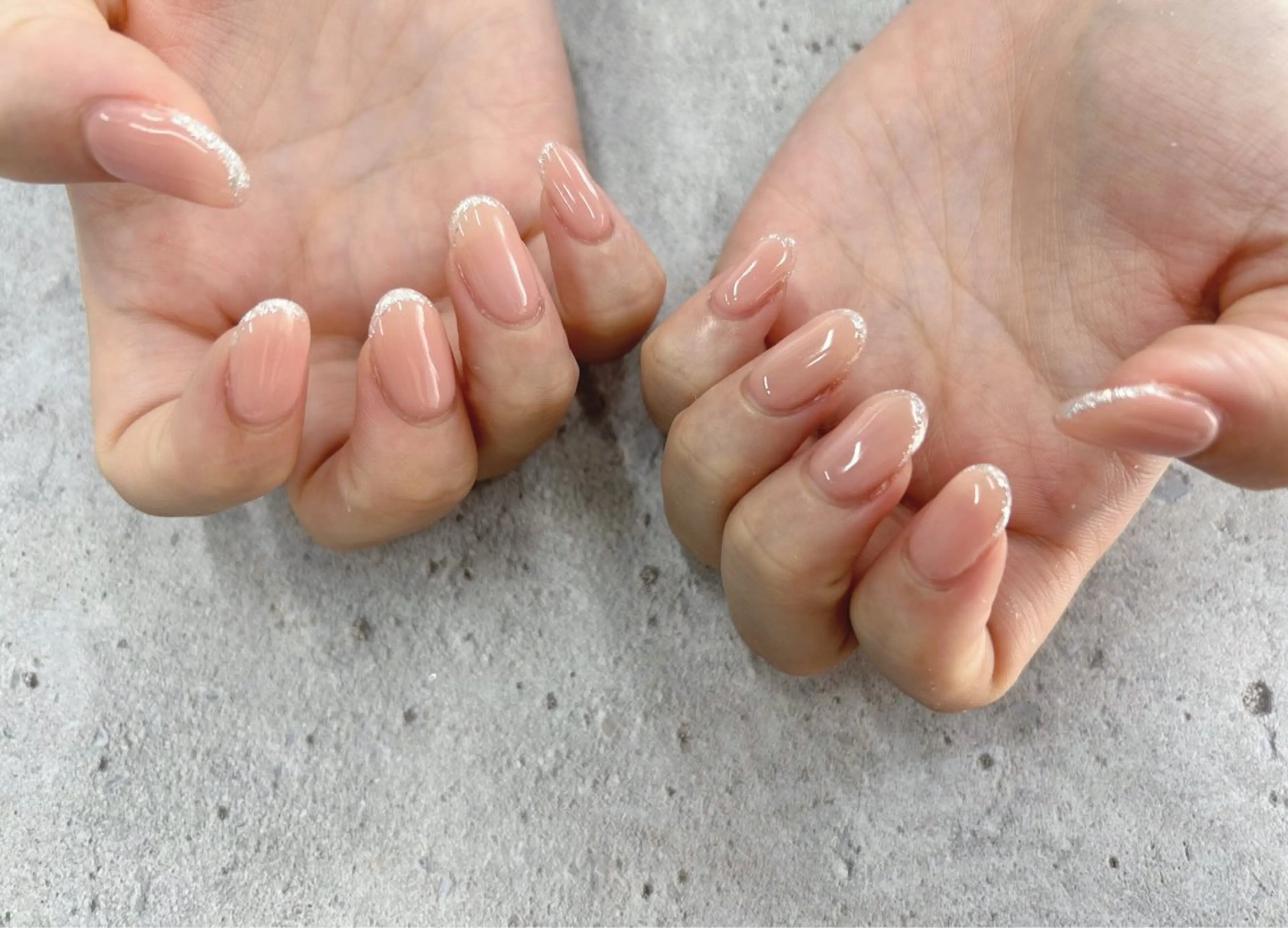 ネイル フレンチネイル ハンドネイル Nail Salon agré所属・agré ネイルサロン　アグレのネイルデザイン