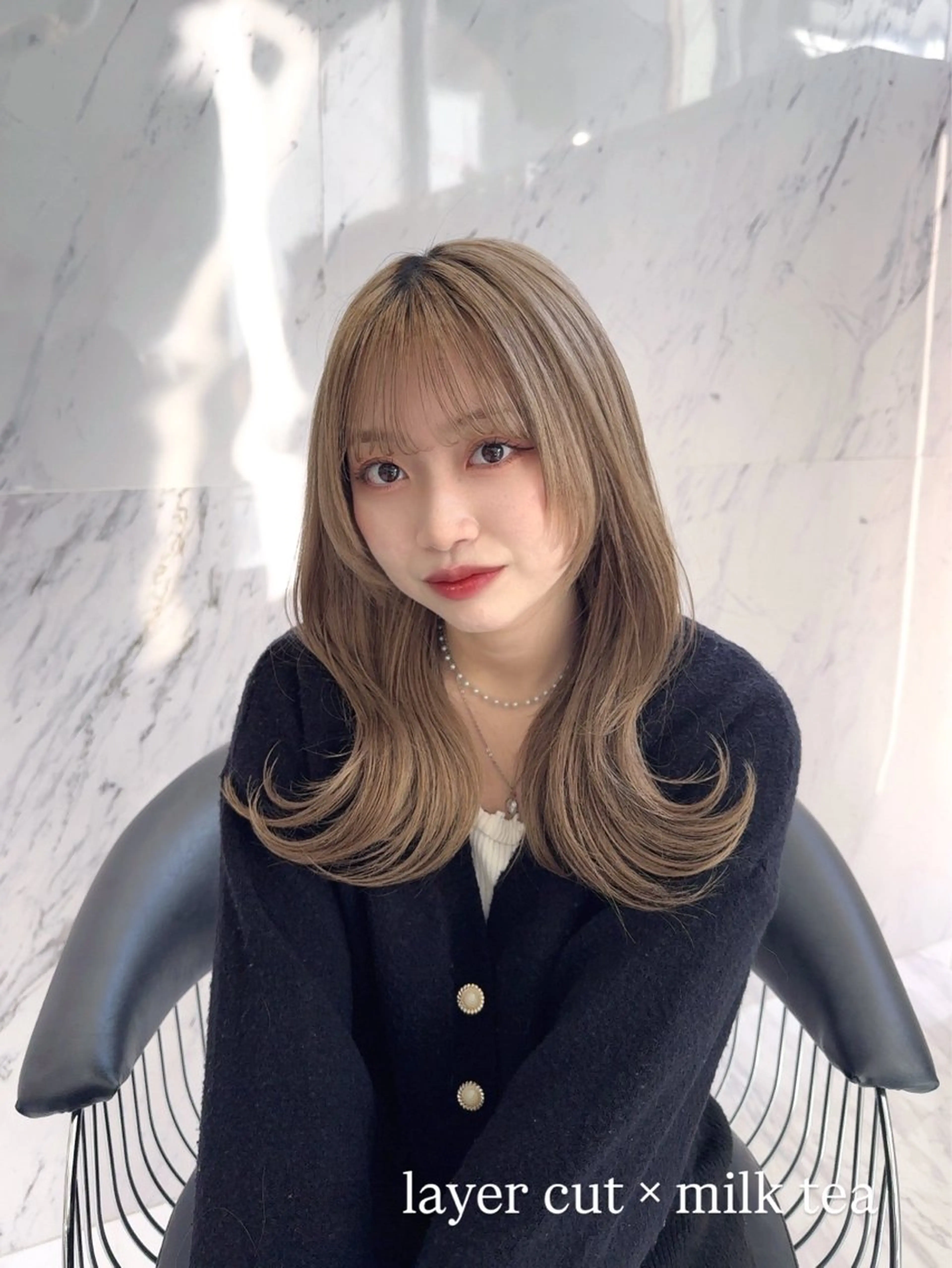 ロング カラー ヘアカラー Parve  Mix 🫧梶川虹のヘアスタイル