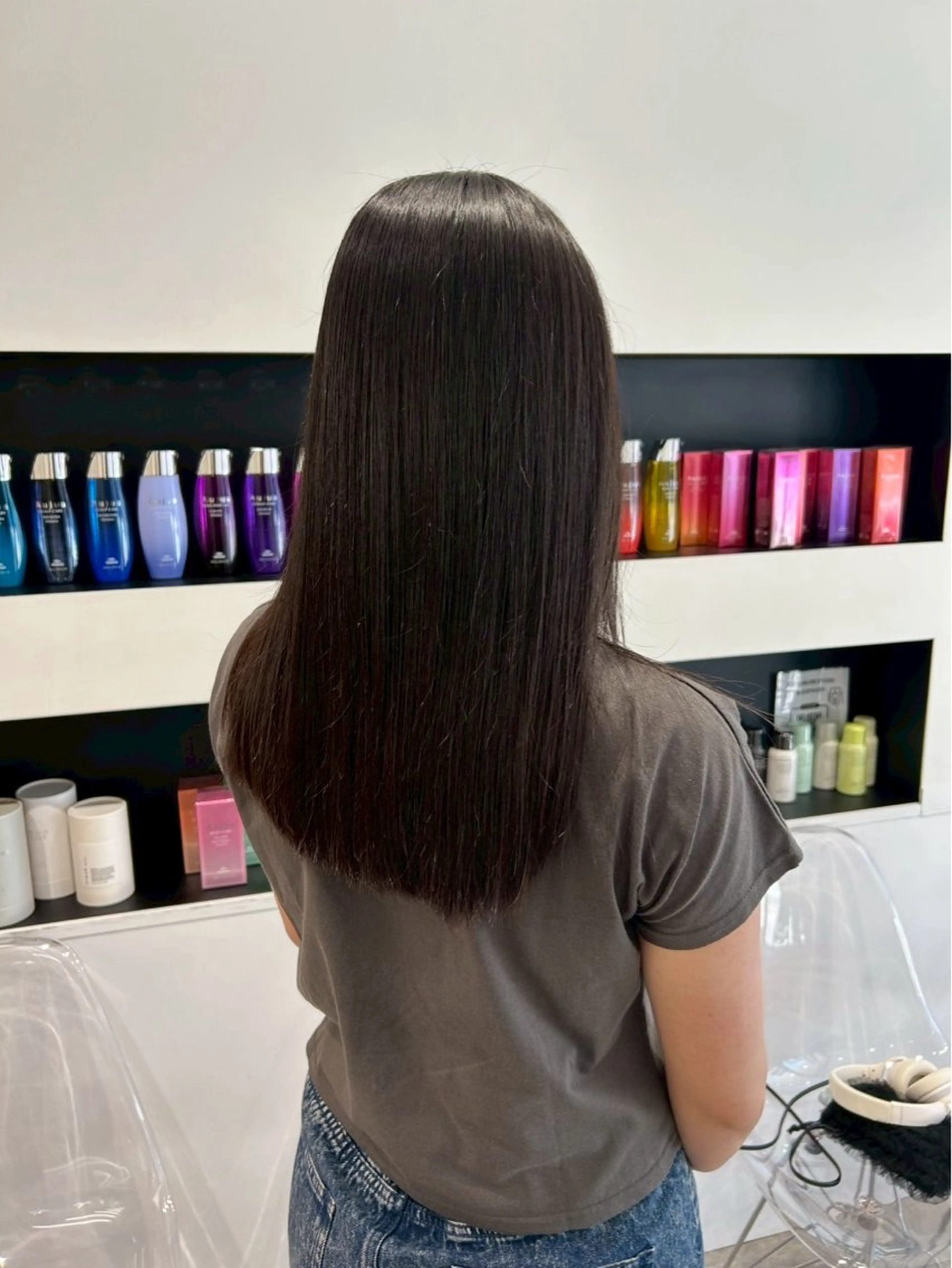 ロング トリートメント himari💜 暖色カラー/レイヤーのヘアスタイル