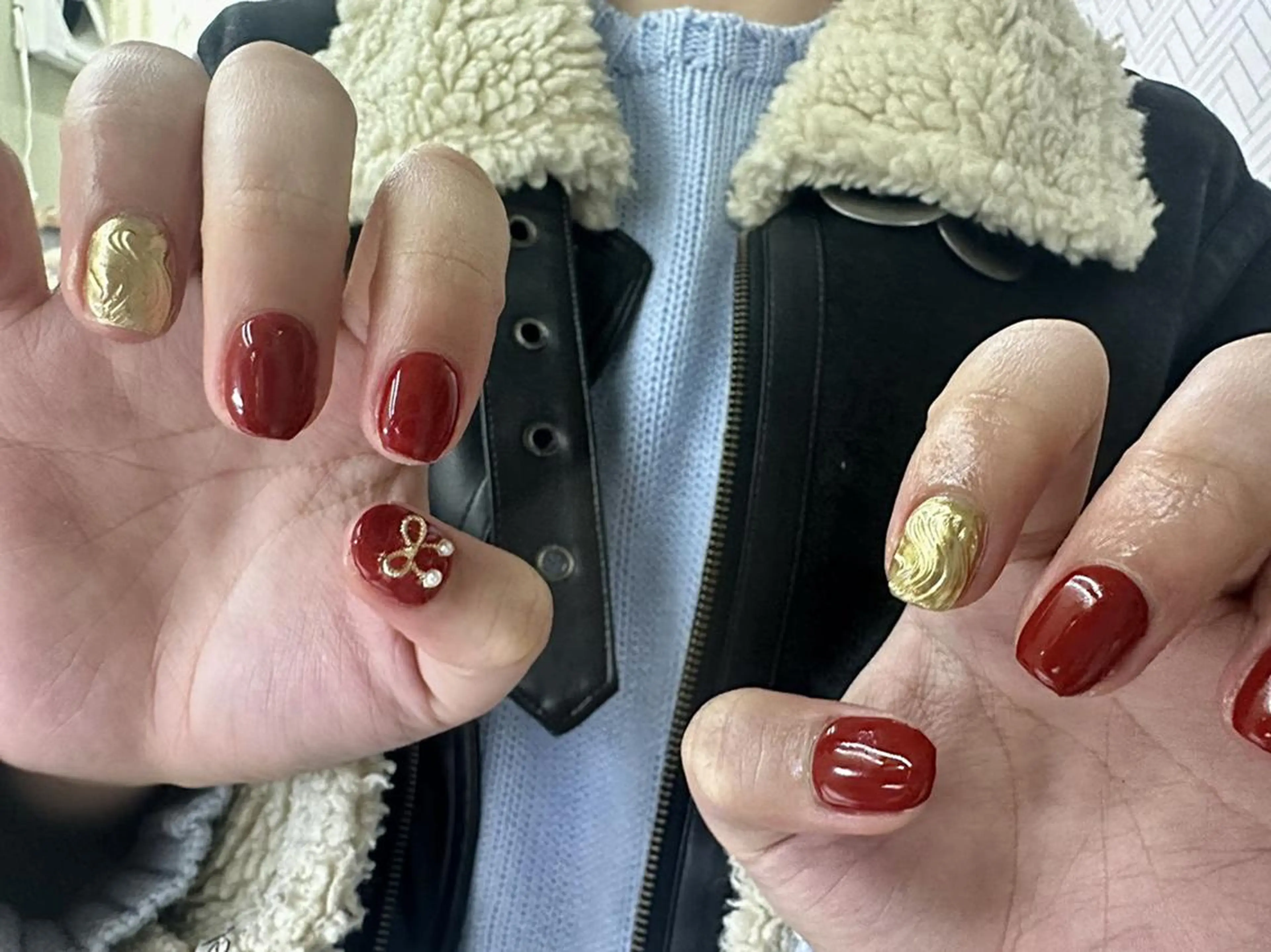 ネイル 🤎mini 🤍可愛らしいネイルのネイルデザイン