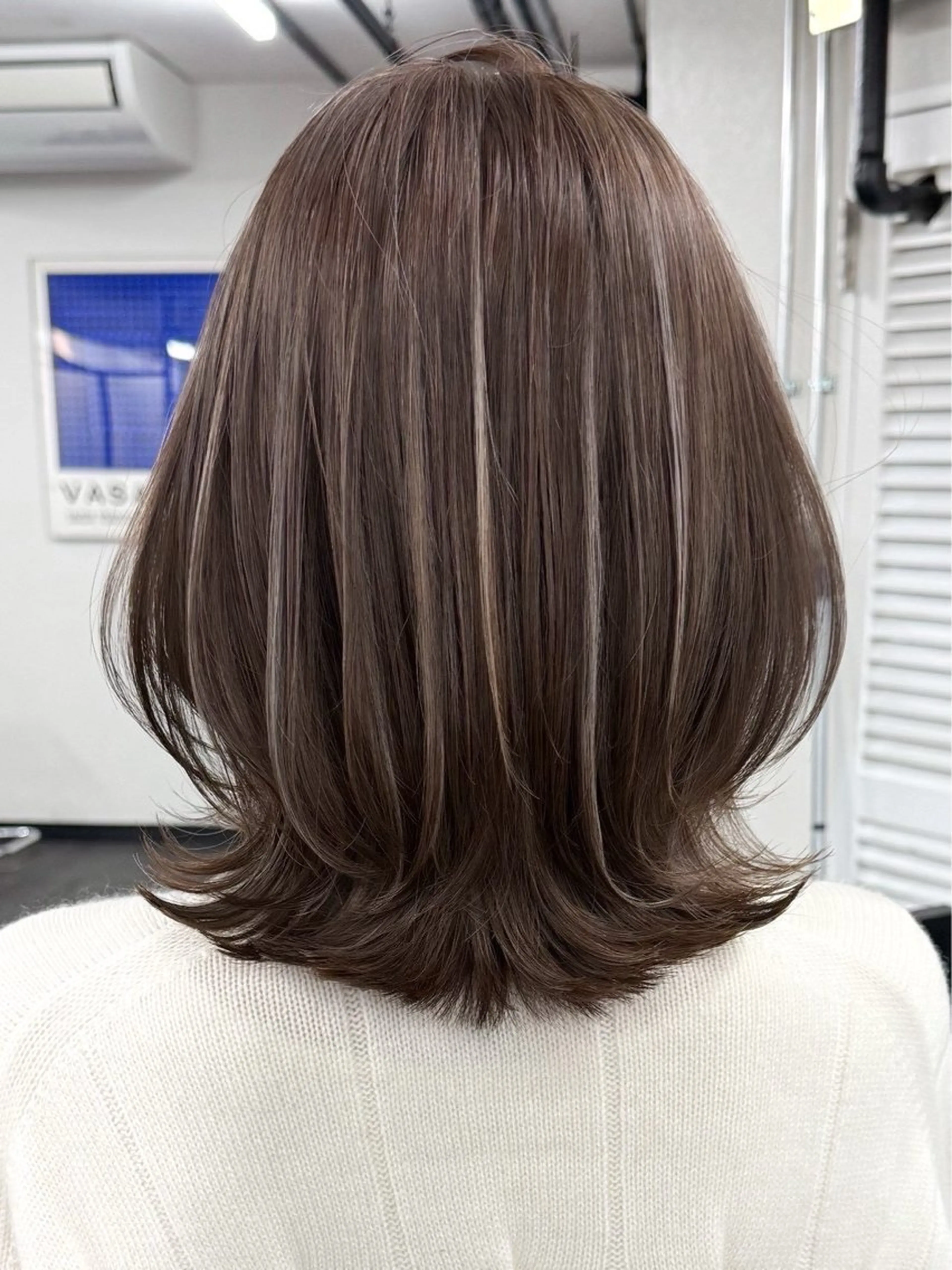 ミディアム カラー ヘアカラー 透明感カラー/ Manatoのヘアスタイル