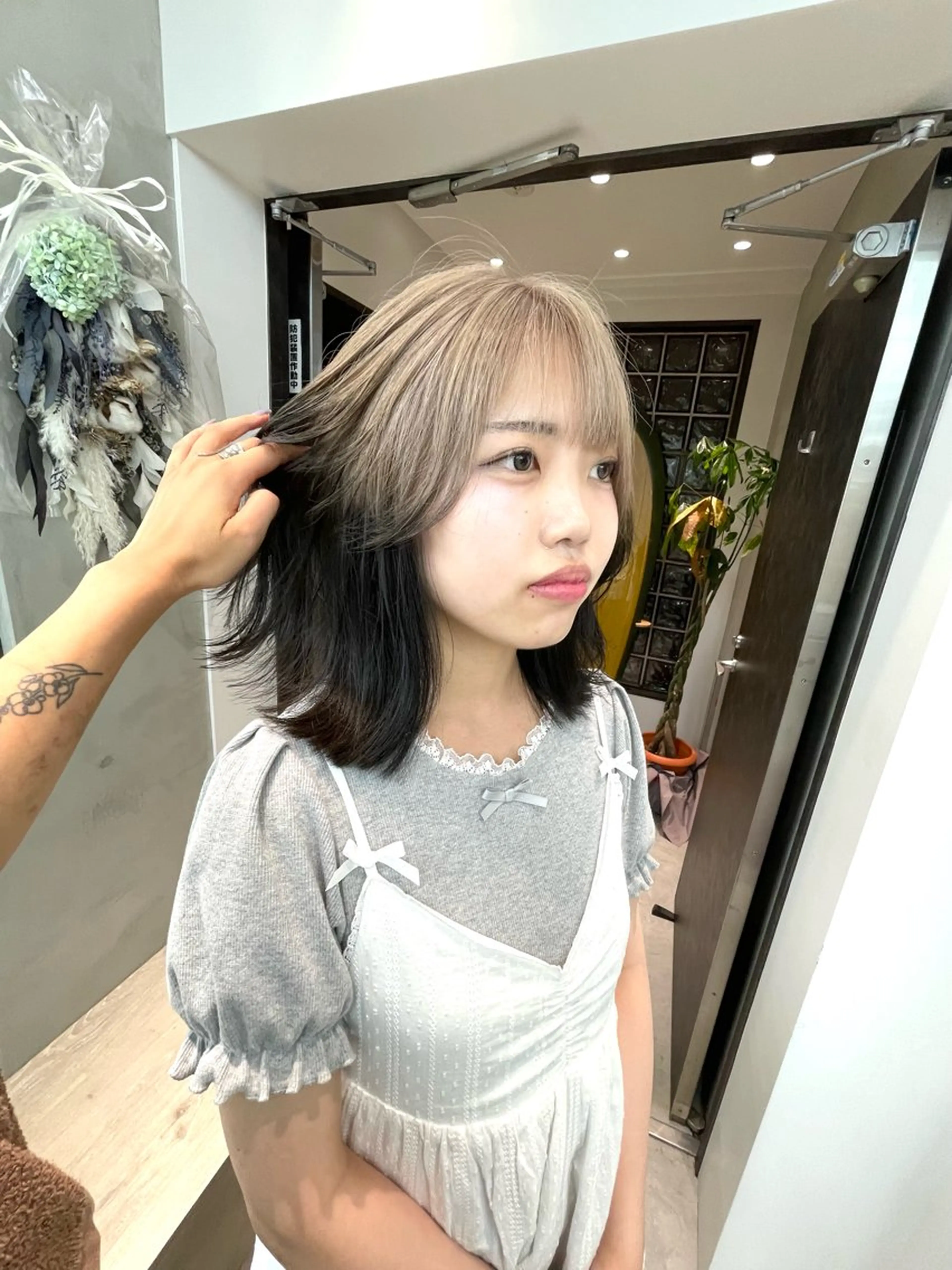 ミディアム カラー カット ヘアカラー トリートメント ♥️ブリーチ/ボブ/ レイヤー♥️maiのヘアスタイル