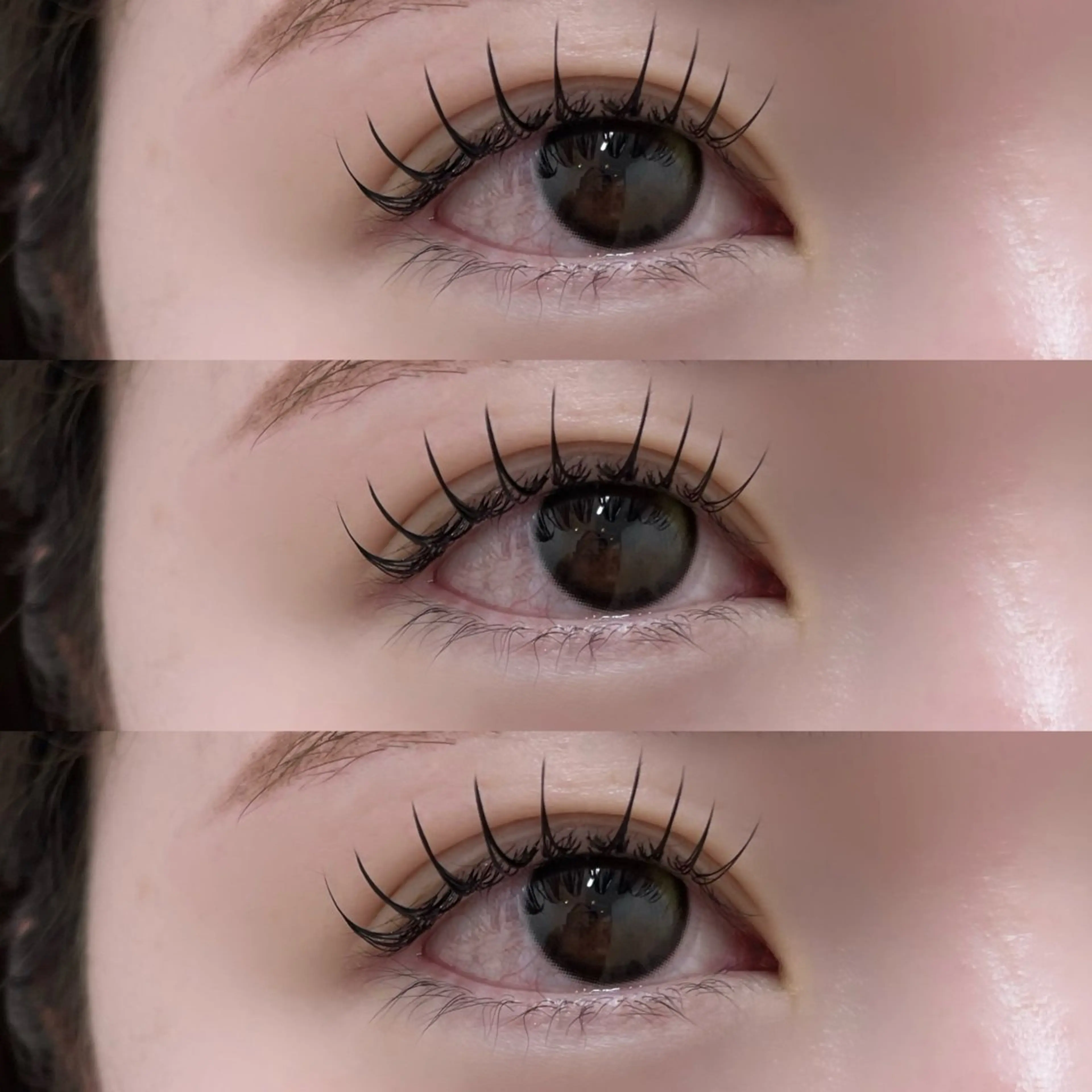 マツエクフラットラッシュ120本＋コーティグの写真