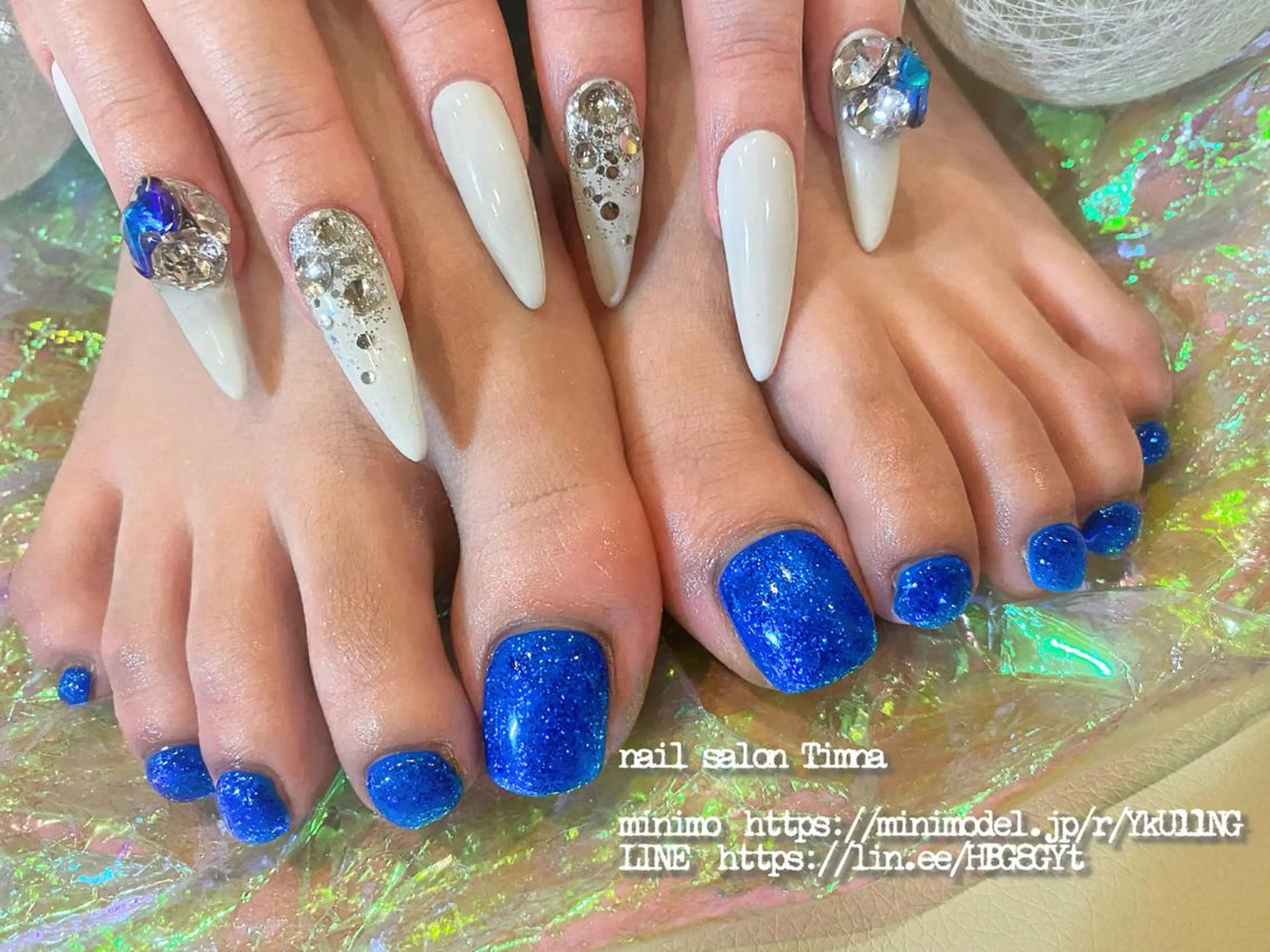 ロング NAILSALON 🍔Timna🍟のネイルデザイン