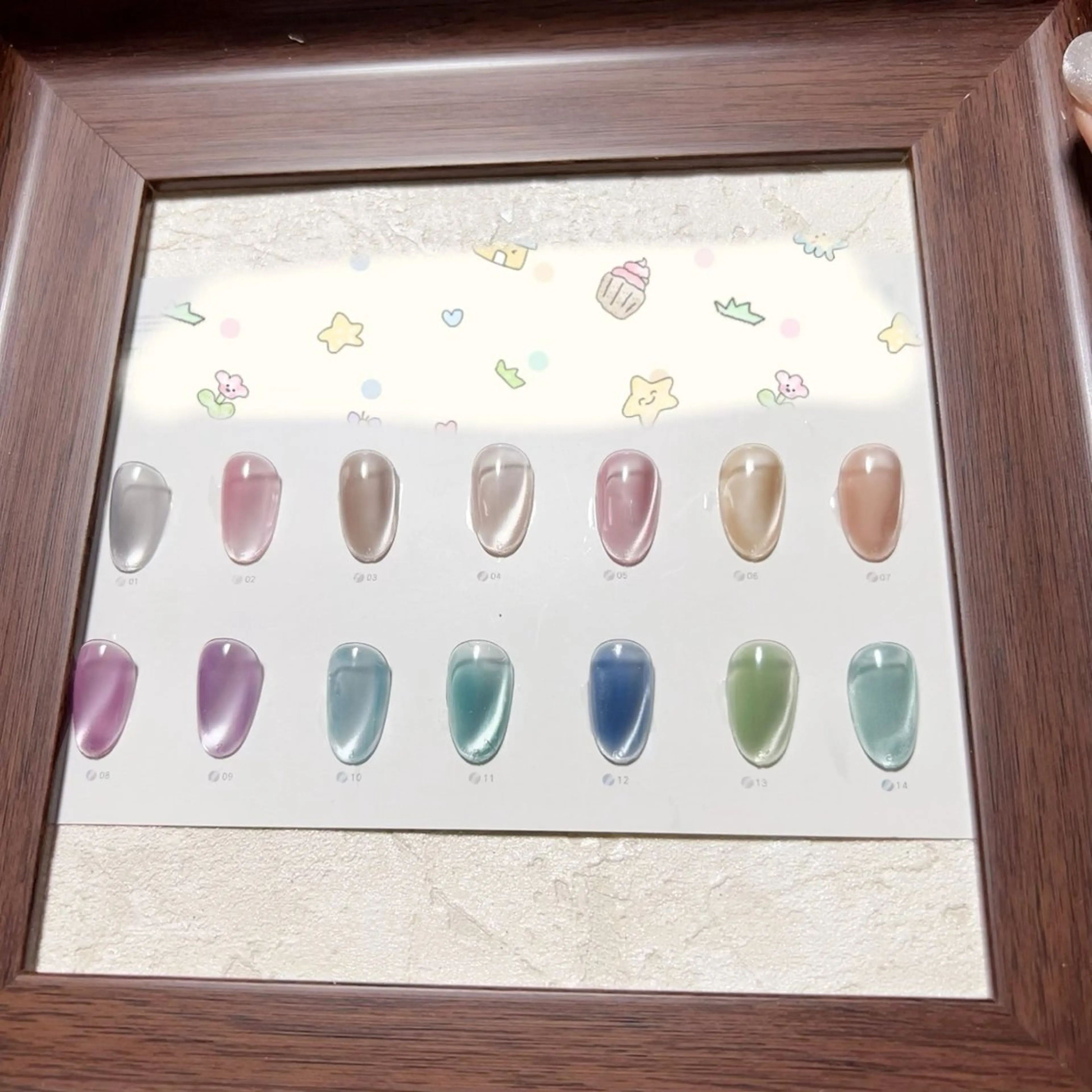 ネイル 水色 マグネットネイル Grace Nail 南柏*柏のネイルデザイン