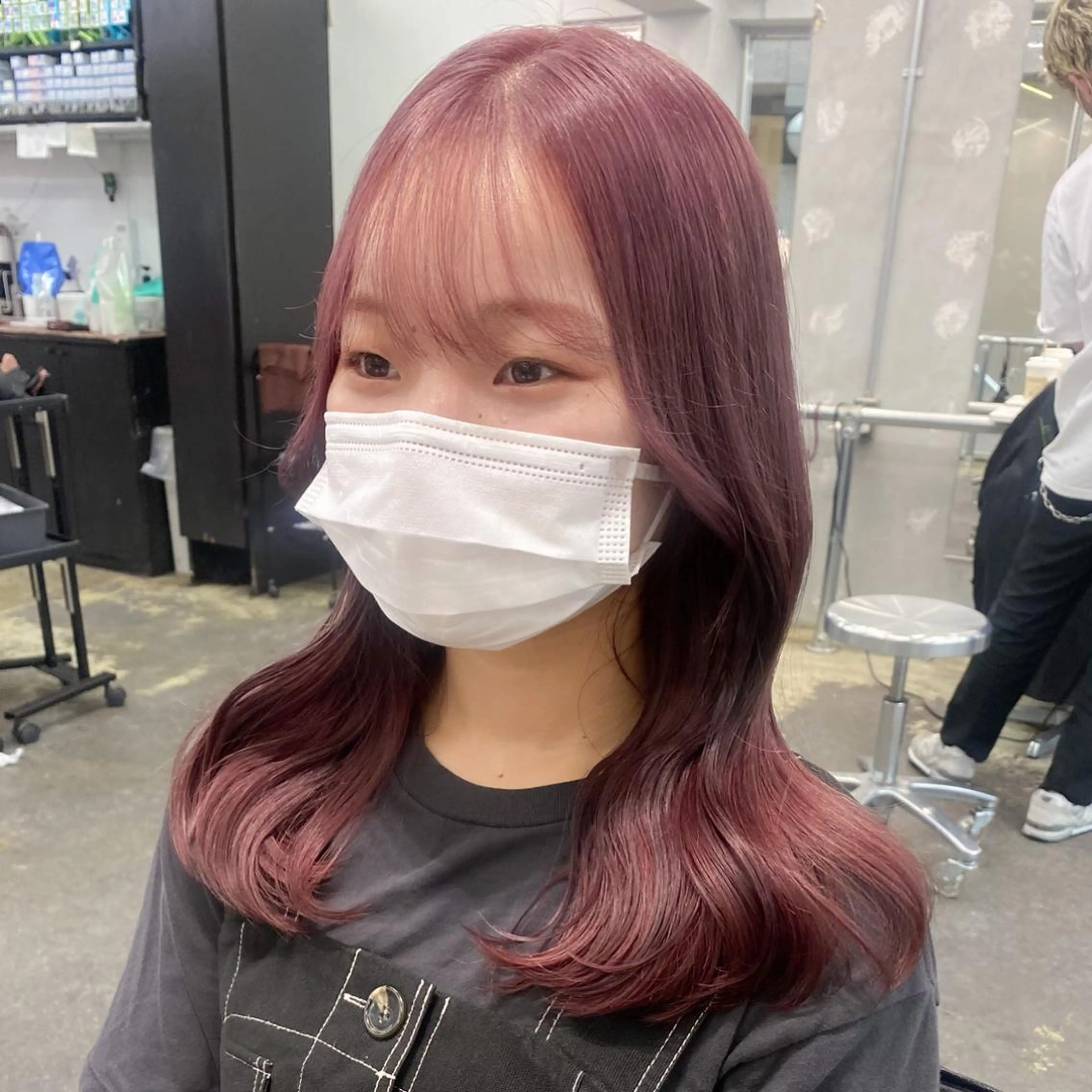 ミディアム カラー 💗💗韓国レイヤー yu-ki💗💗のヘアスタイル