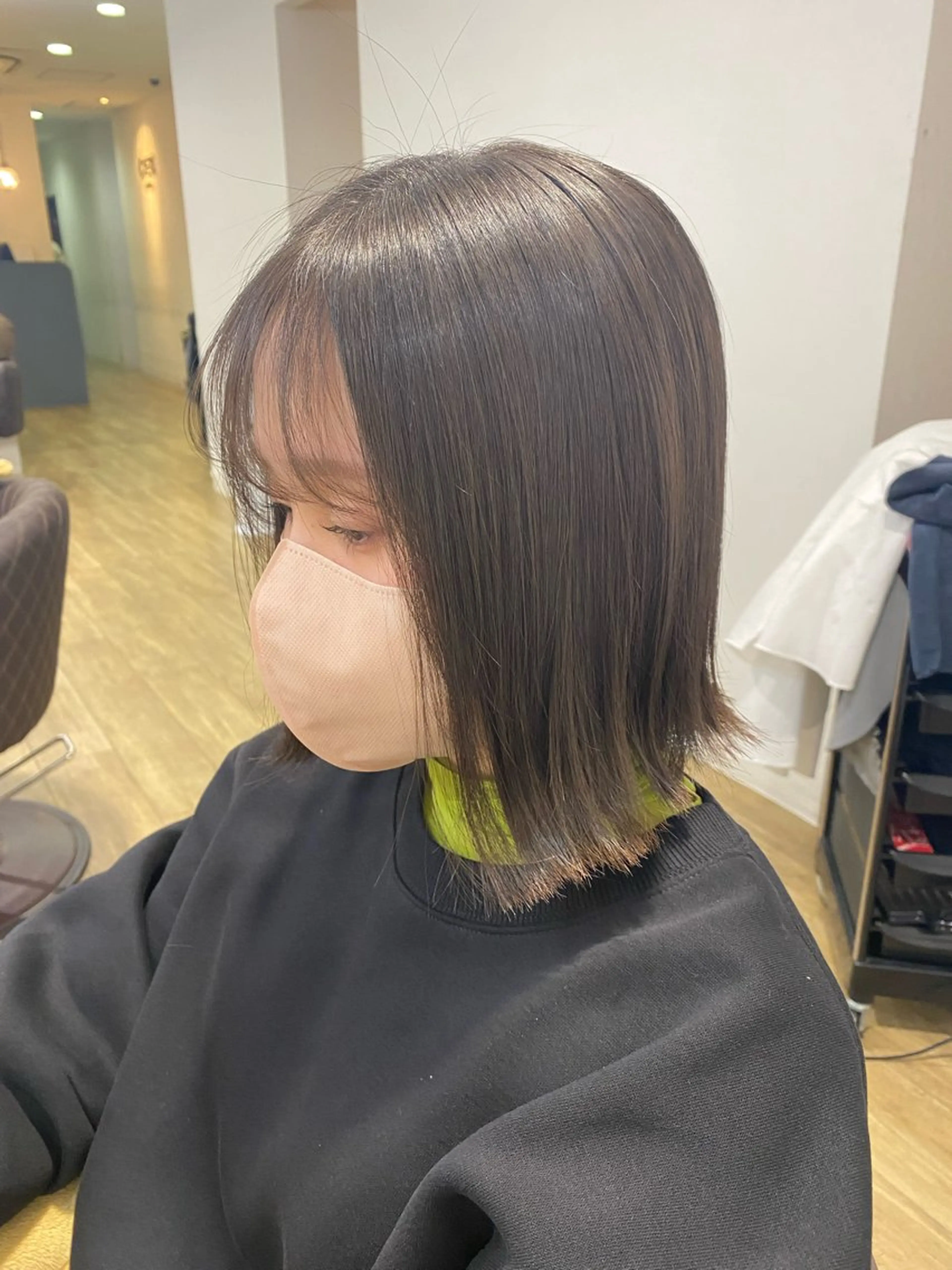 ショート ボブ 外ハネヘア CIEN所属・松下 育未のヘアスタイル