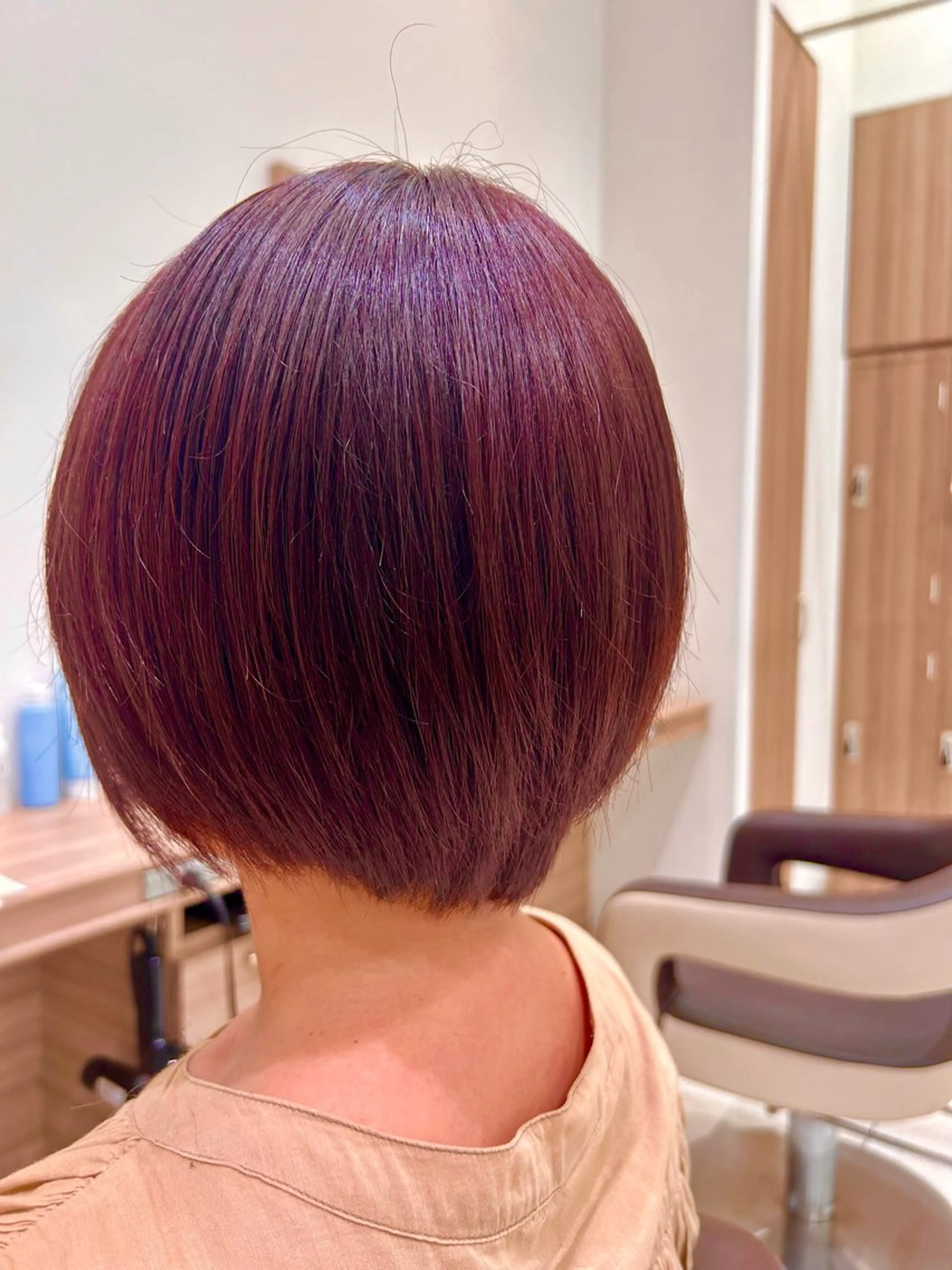 ミディアム ピンクブラウン beat立川店所属・Julia🖤 🌬️🩵のヘアスタイル