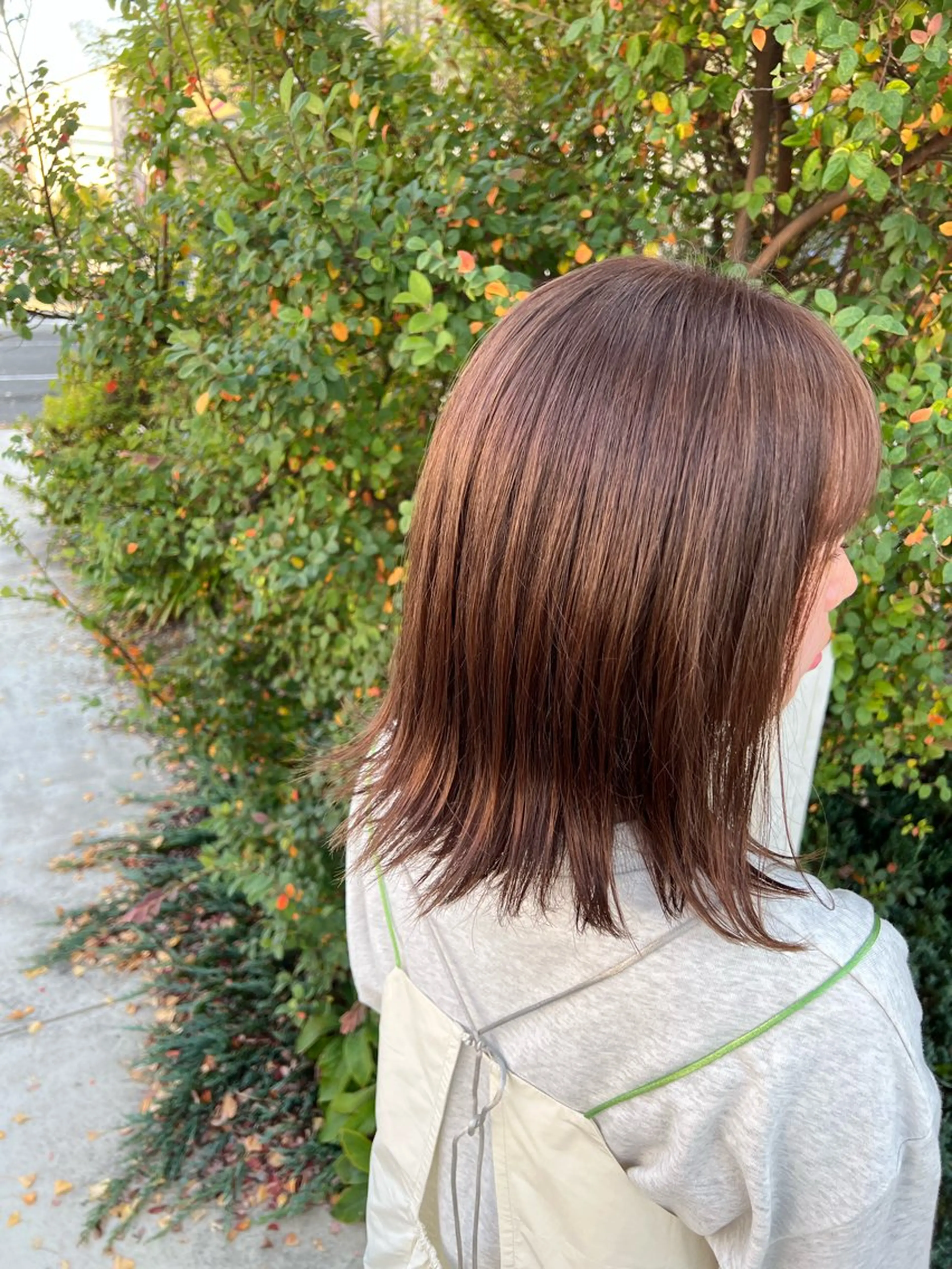 カラー ベージュカラー Agu hair throw 今宿店【アグ ヘアー スロー】所属・河野 秋奈のヘアスタイル