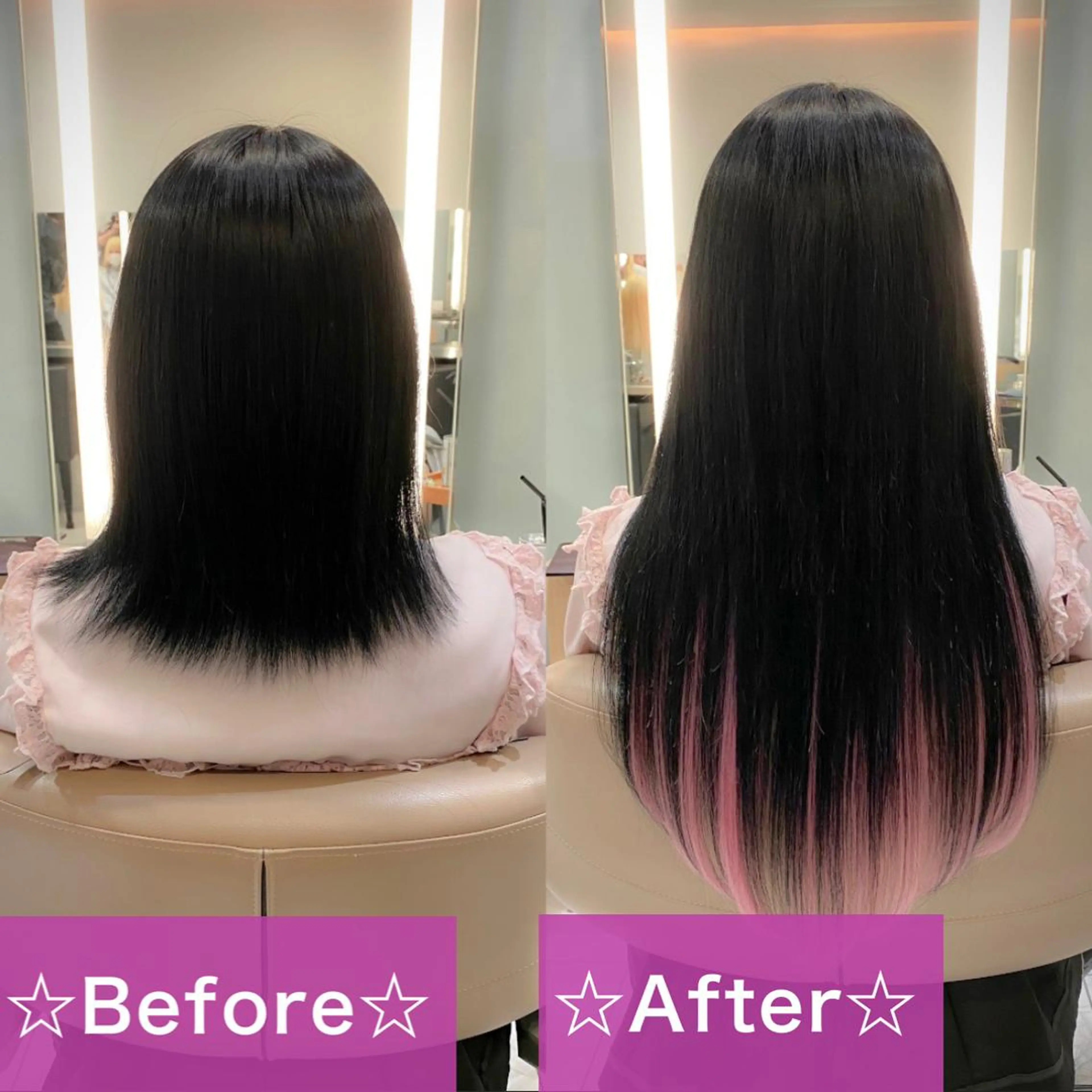 ⭐️リルエクステ80本＋エクステカット&シャンプーブロー⭐️(馴染ませカット込み)の写真